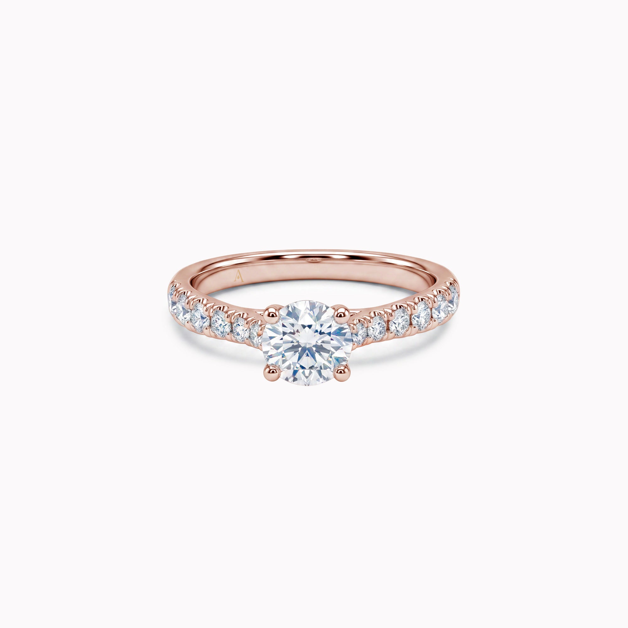Fancy Miss Sweetheart - 0.50 ct - oro rojo 18k