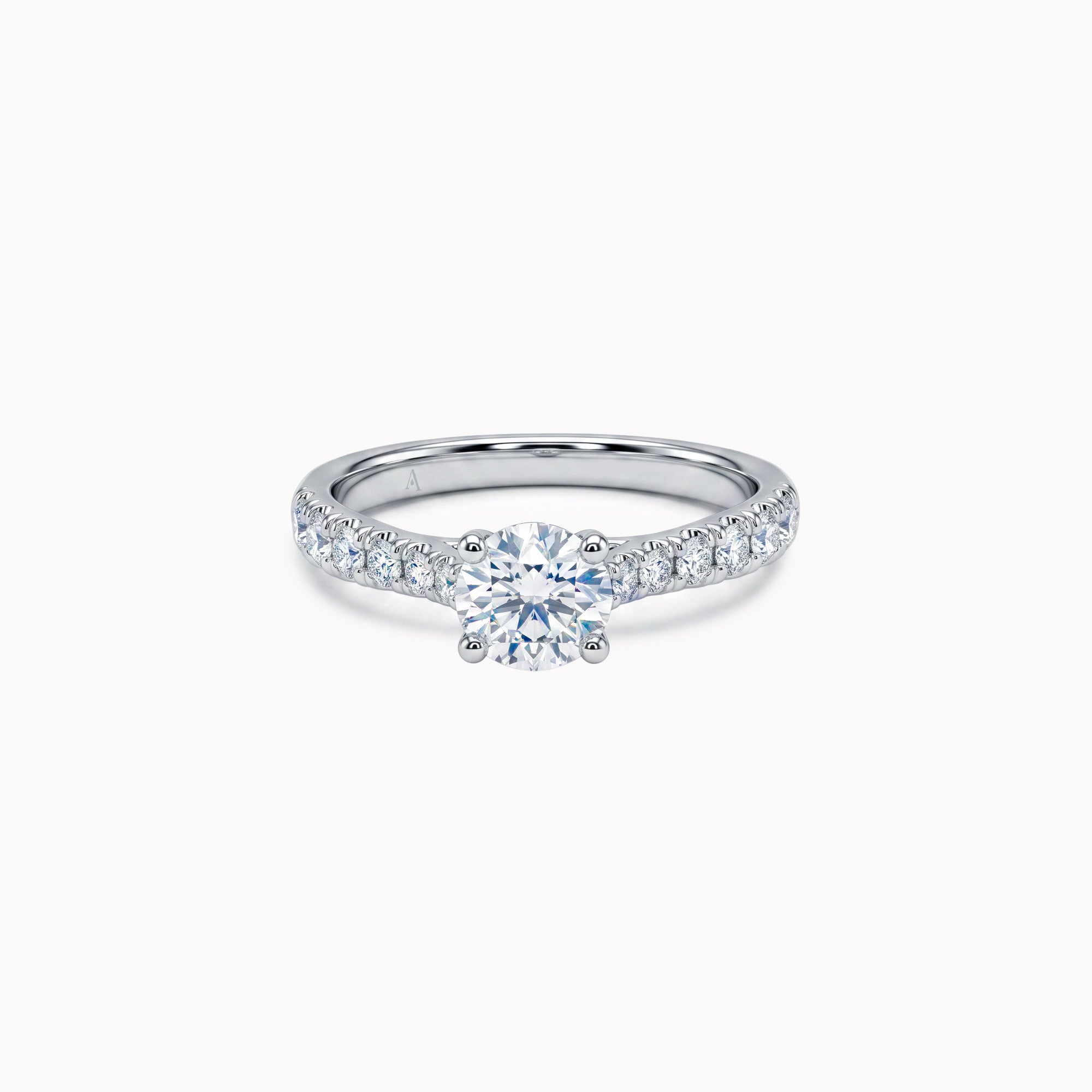 Fancy Miss Sweetheart - 0.50 ct - oro blanco 18k
