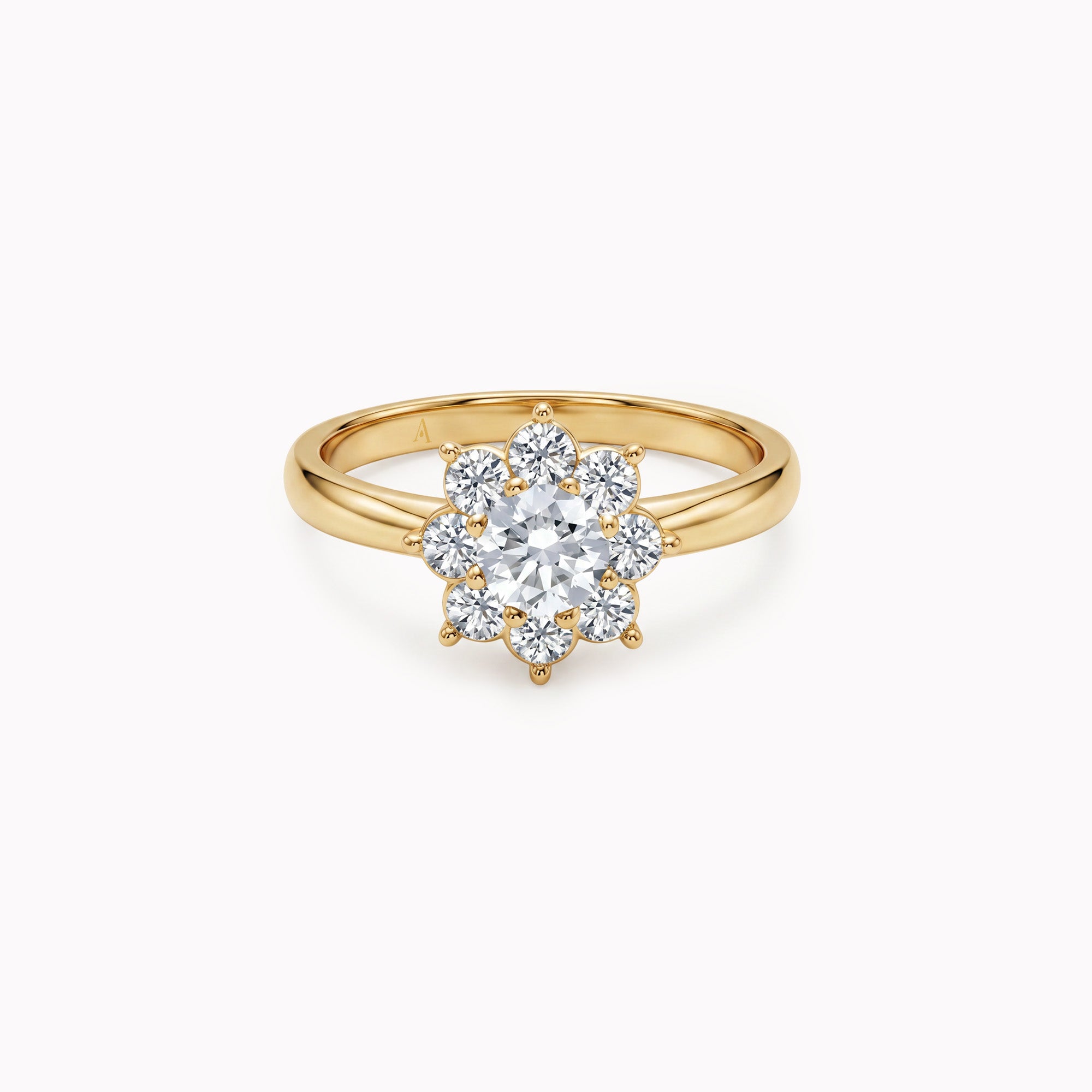 The Blooming Flower 0.30 carats - Yellow Gold 18k