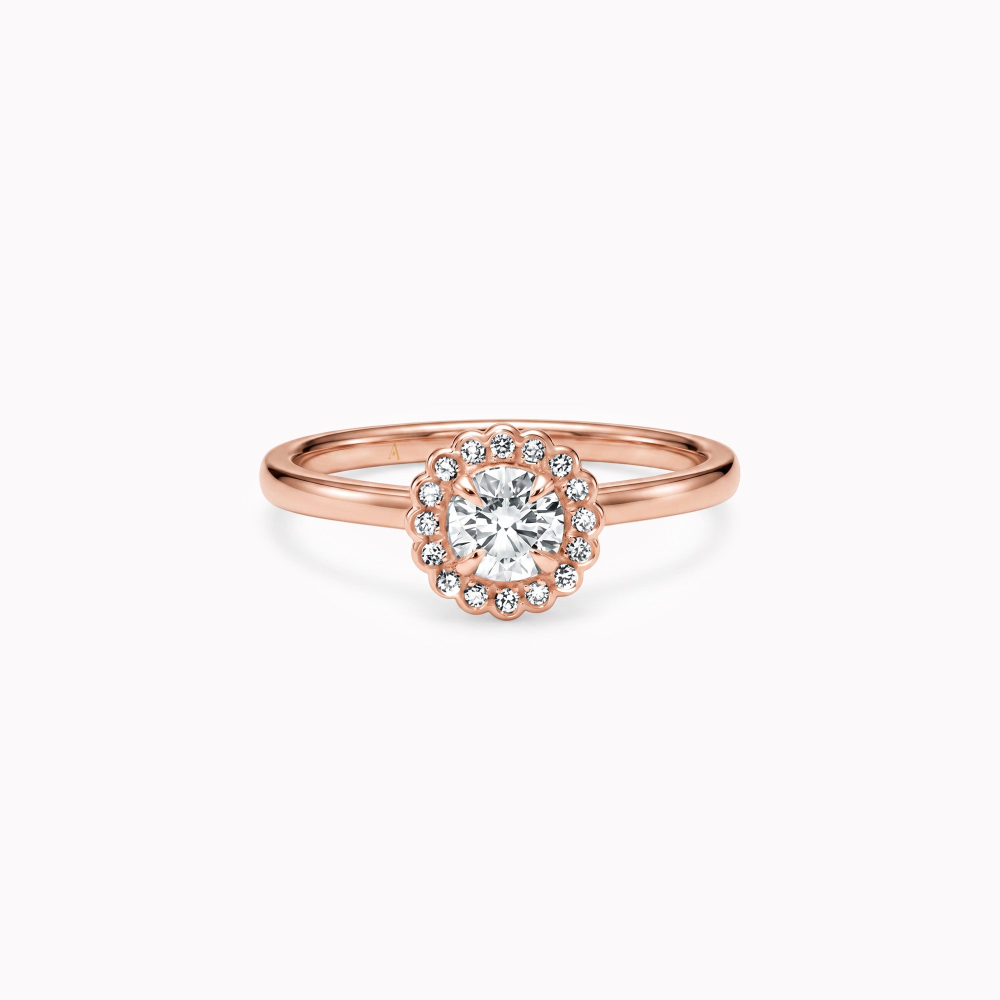 The Flowering Lady 0.40 carats - or rouge 18k
