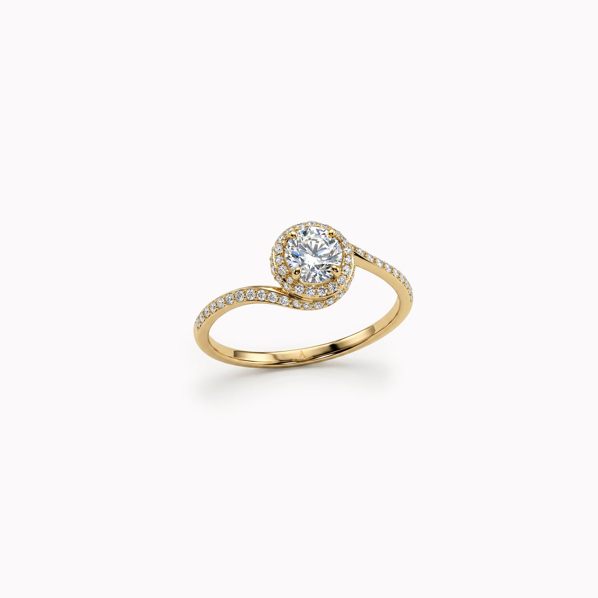 La Merveilleuse spirale - 0.50 Karat - Gelbgold 18 K
