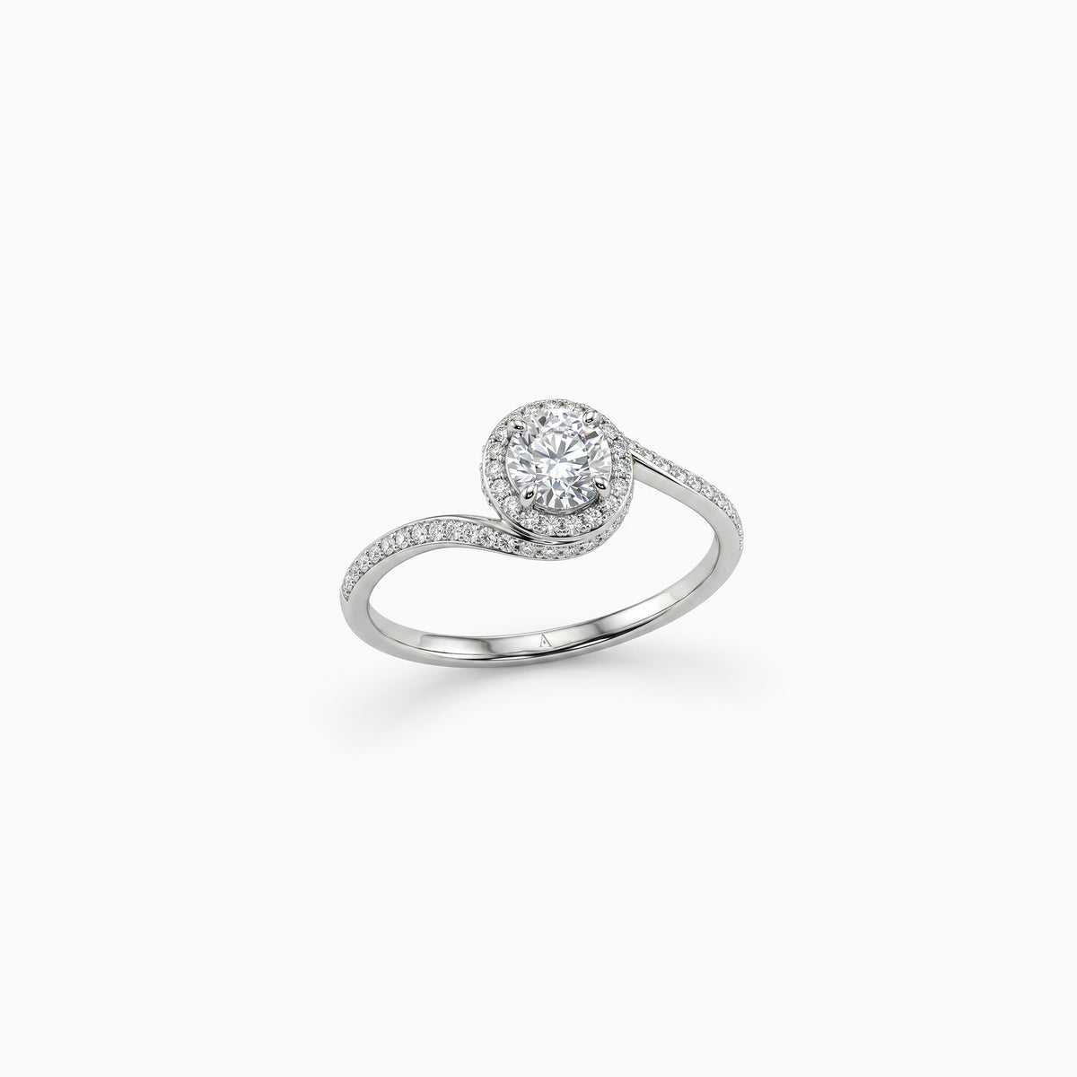 La Merveilleuse spirale - 0.50 carat - White Gold 18k