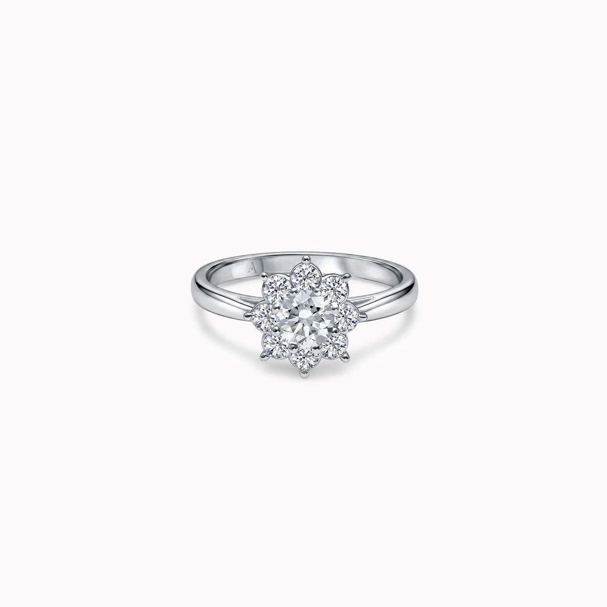 The Blooming Flower – 0.30 ct – 18k white gold