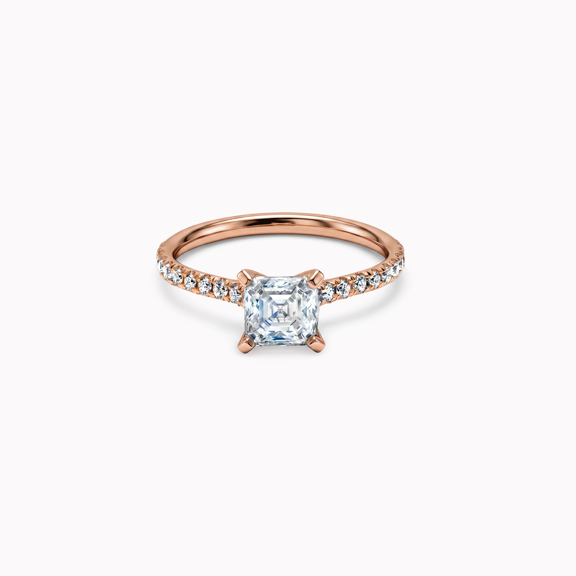 THE FANCY ICE CUBE 1.00 QUILATES - ORO ROJO 18K