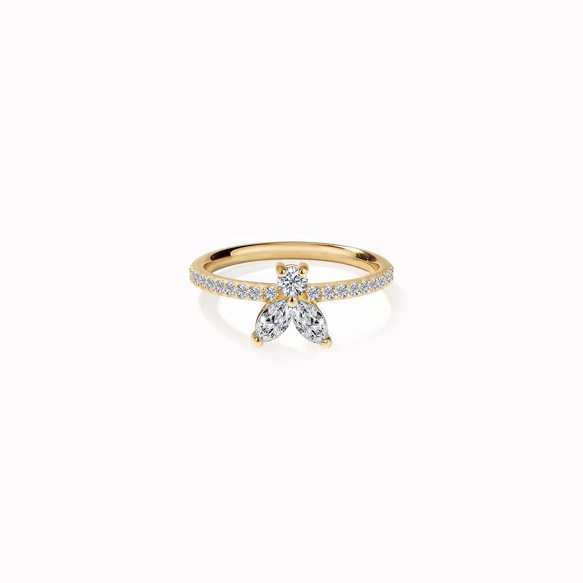 The Fancy Little Bee 0.39 carat - or jaune 18k