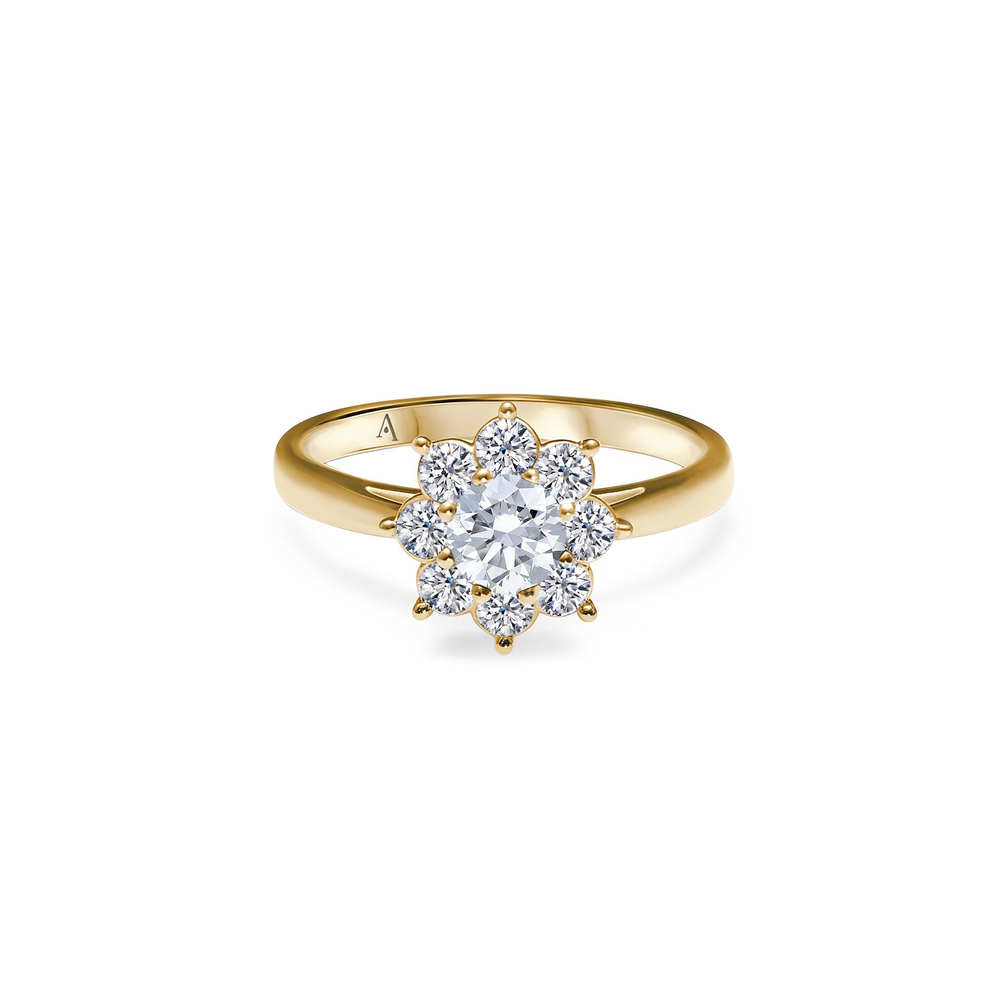 The Blooming Flower 0.30 carats - Yellow Gold 18k