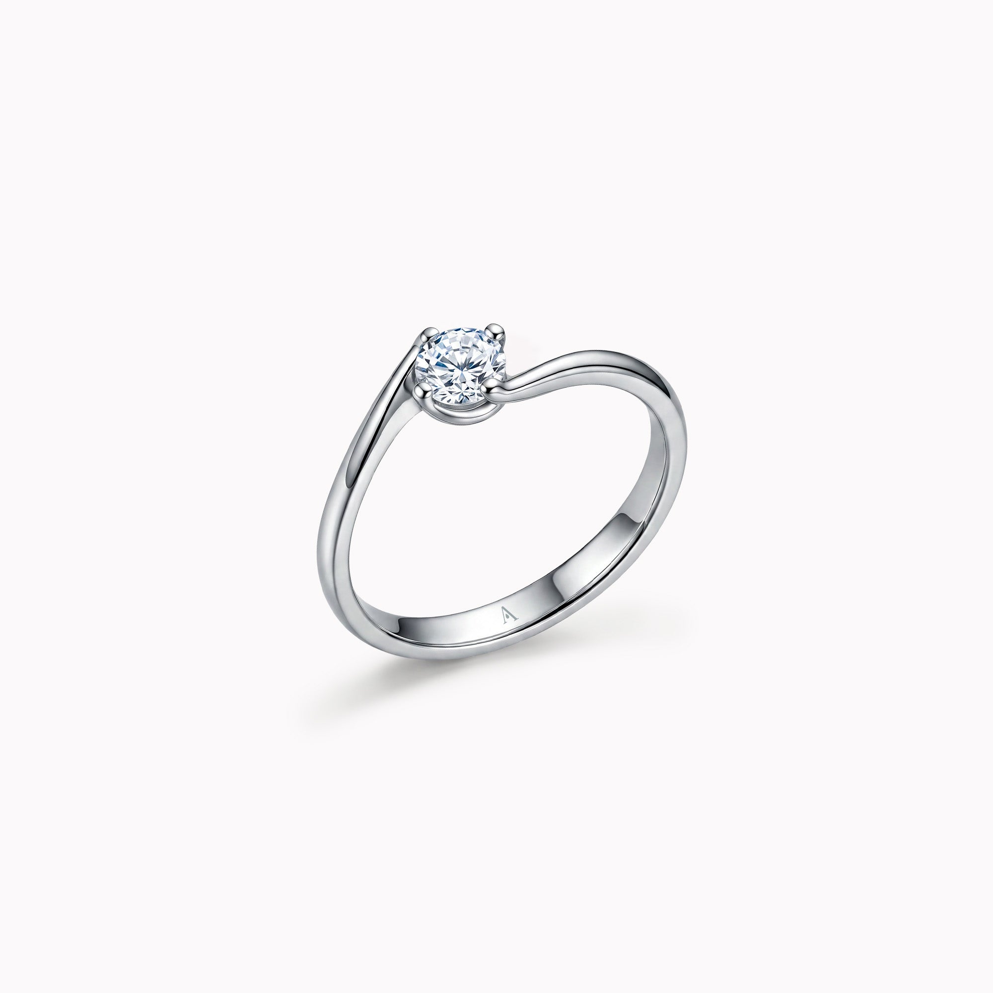 Twist and Shout 0.20 carats - White Gold 18k