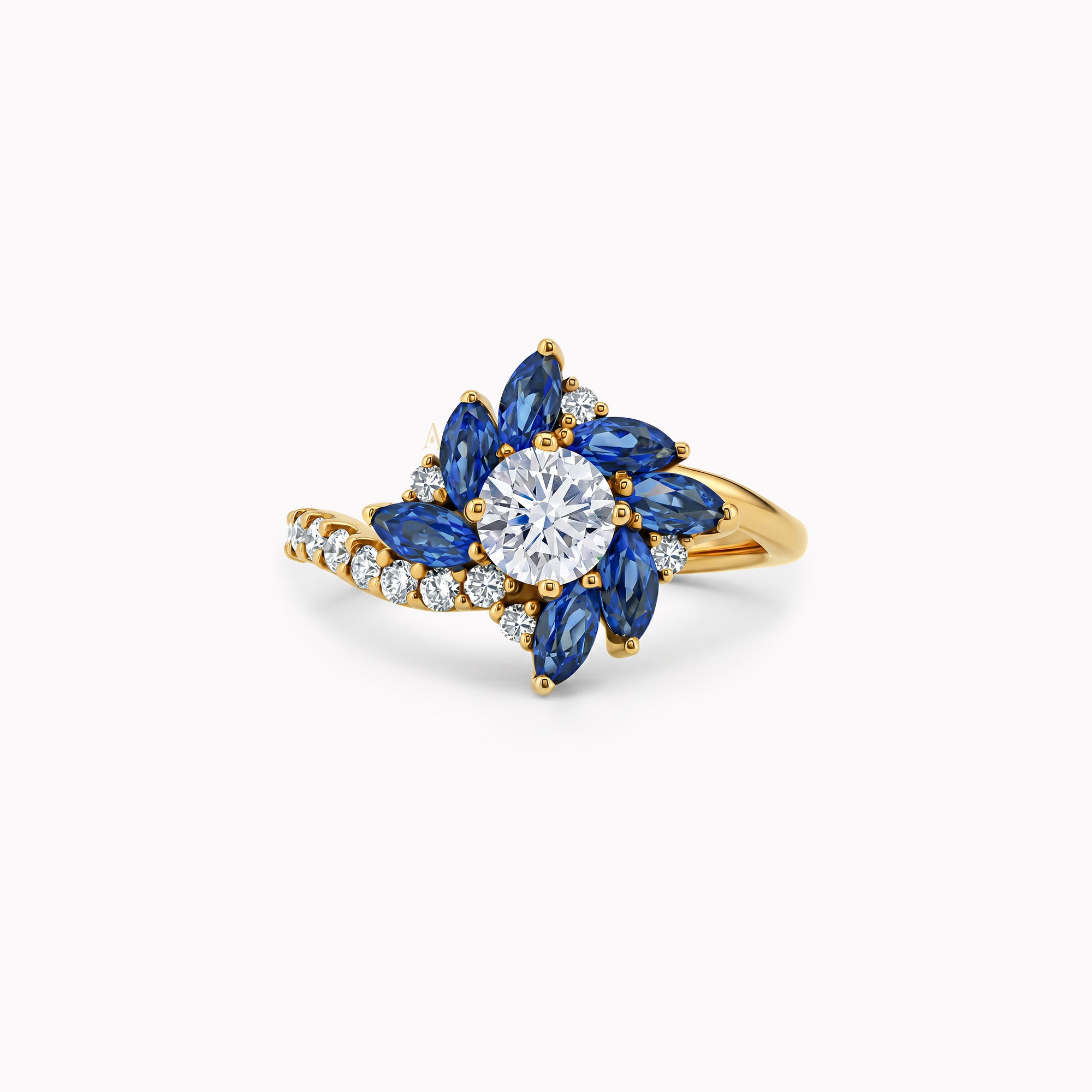 Enigmatic Nightflower - Yellow Gold 18k