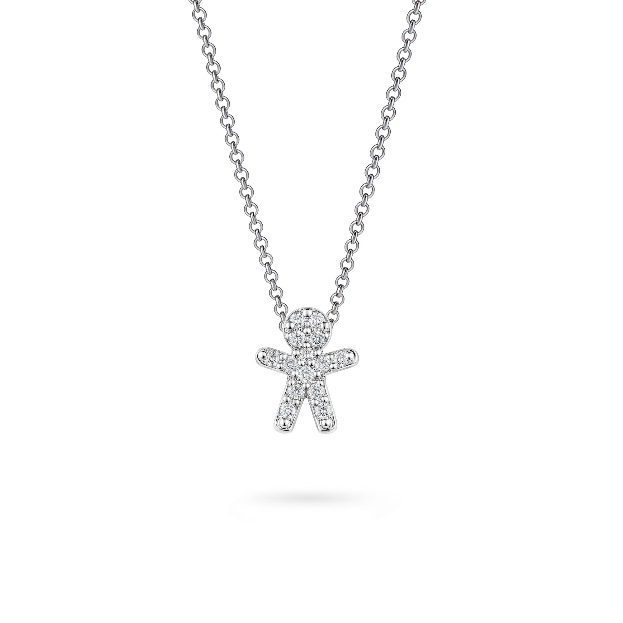 The Little One – Diamond Pavé | Weissgold 18 K