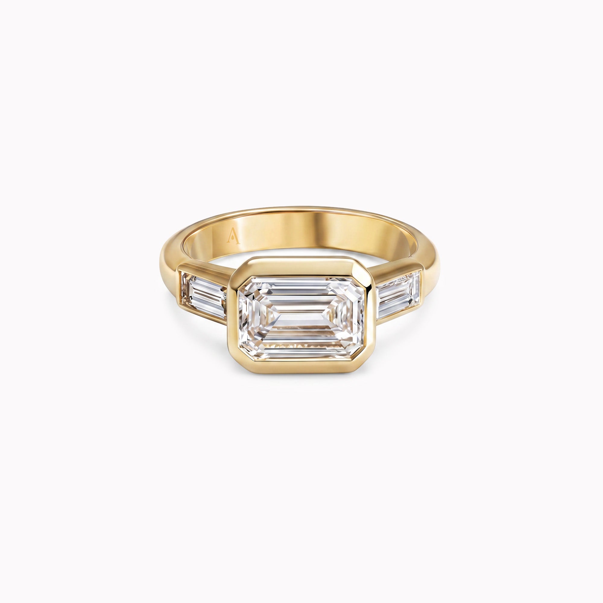 Frozen Lake 2.00 carats - Yellow gold 18K