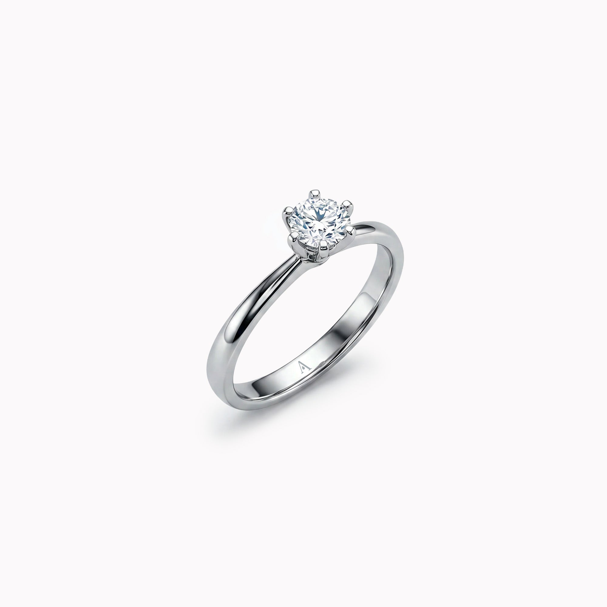 Sobriété Heureuse (L) - 0.50 Quilates - oro blanco 18k