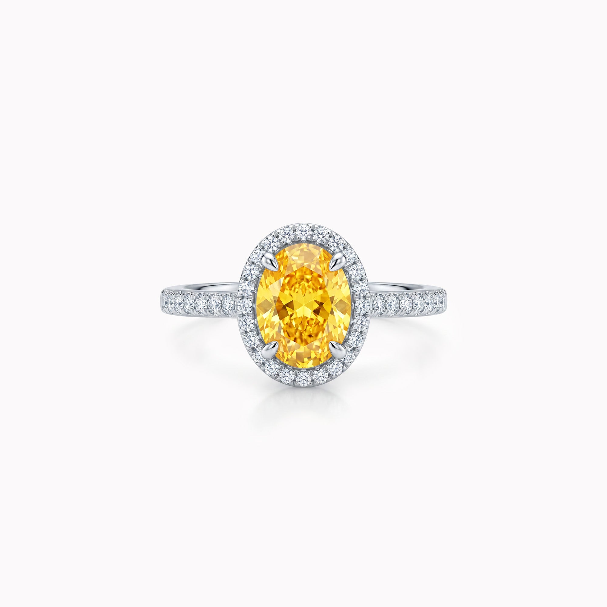 The Yellow Temple of Saturn 0.75 carats - Platinum 950