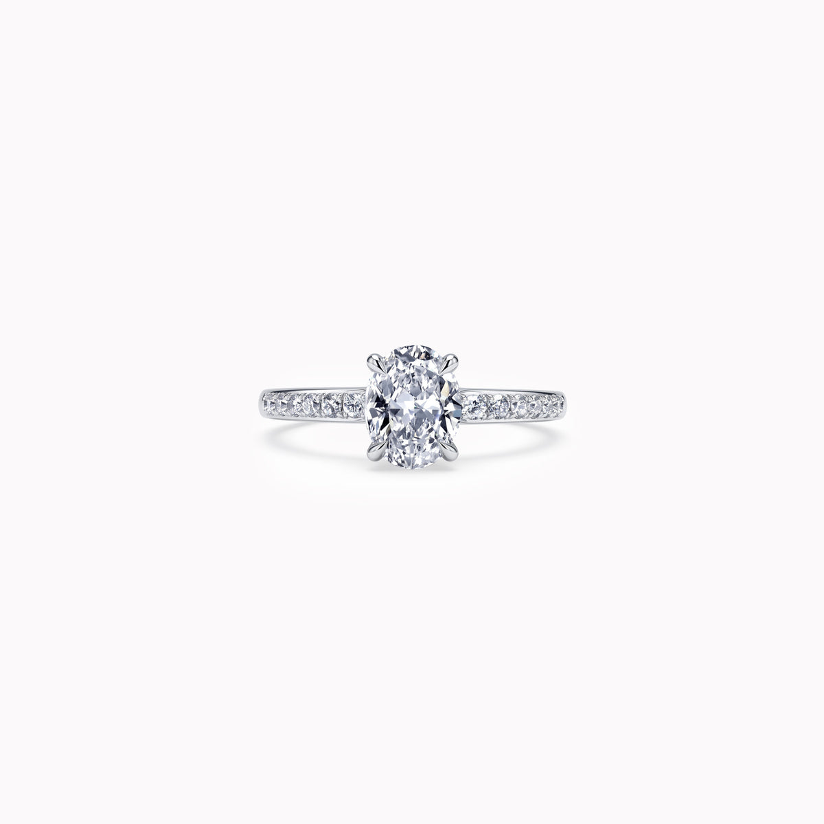 The Fancy Little Dove Oval 1.14 carats - platine 950