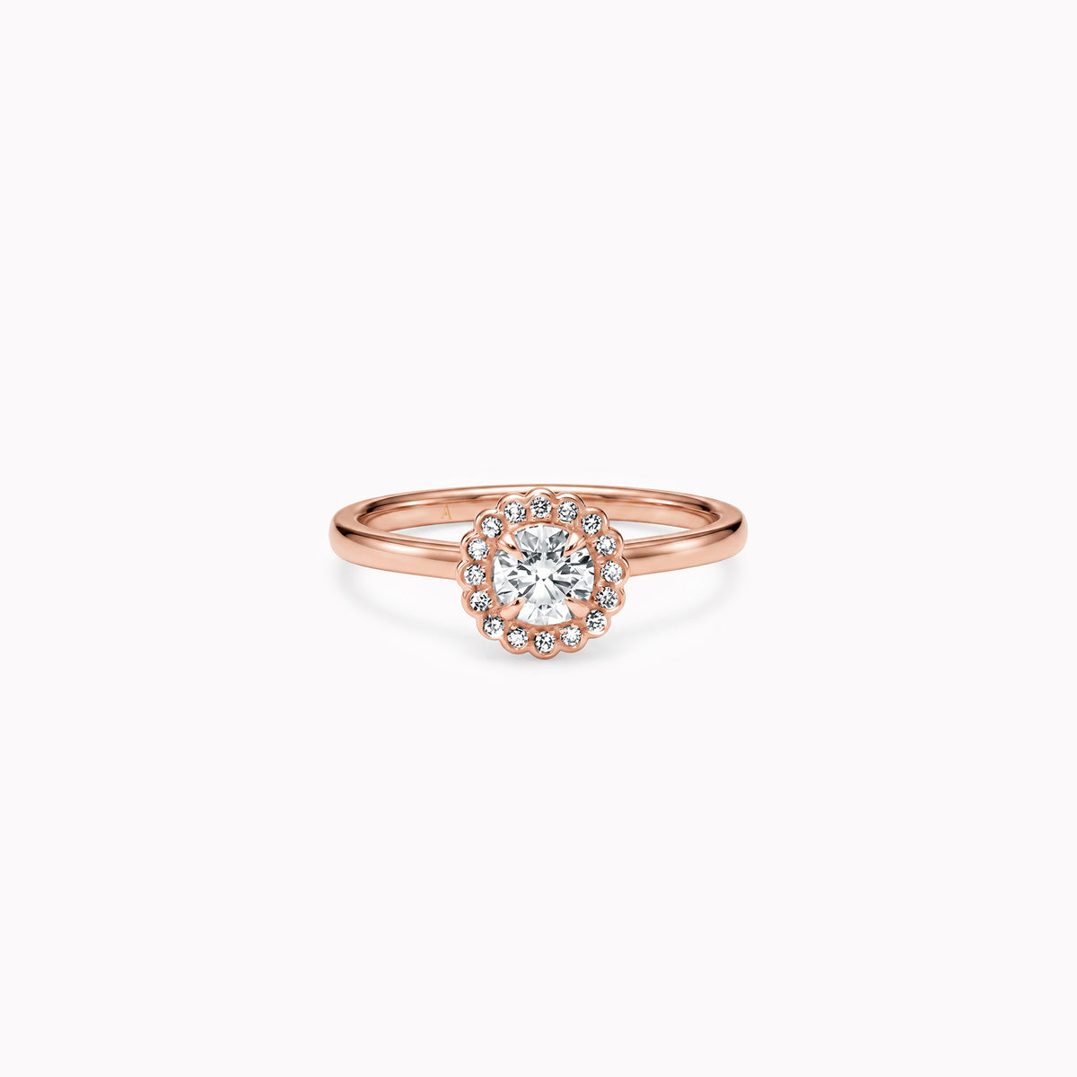 The Flowering Lady – 0.40 ct – 18k red gold