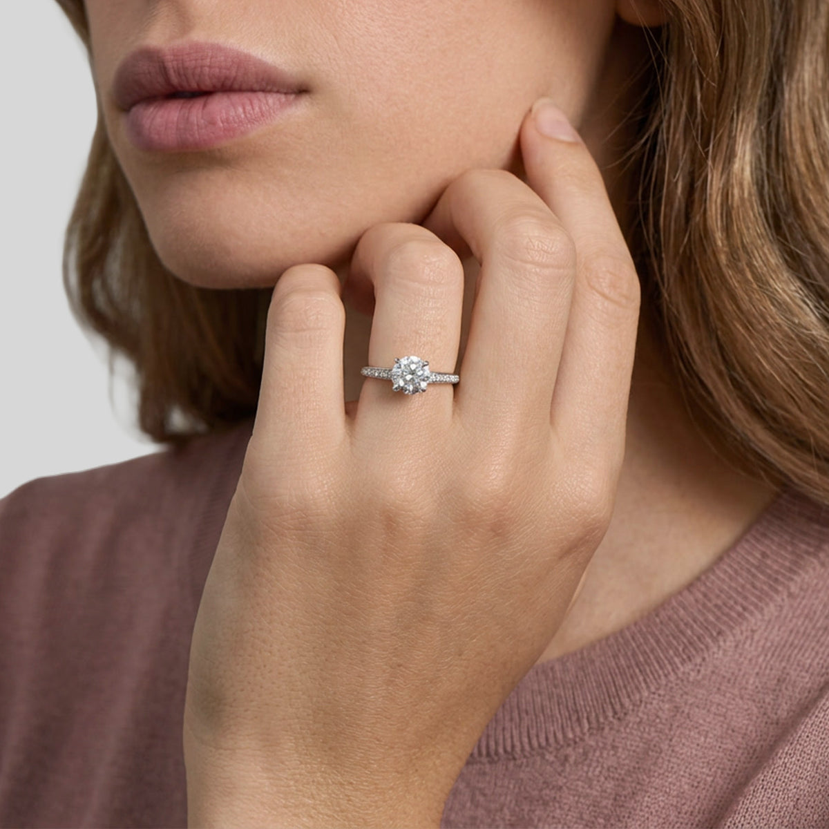 The Fancy Little Dove 1.00 carats - platine 950