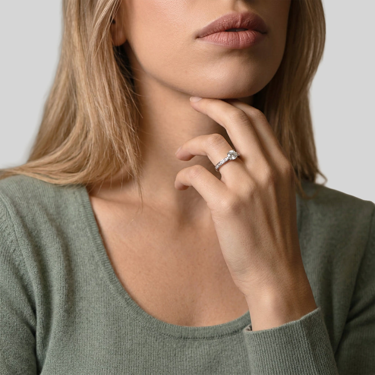 The Graceful One – 1.25 ct – platinum 950