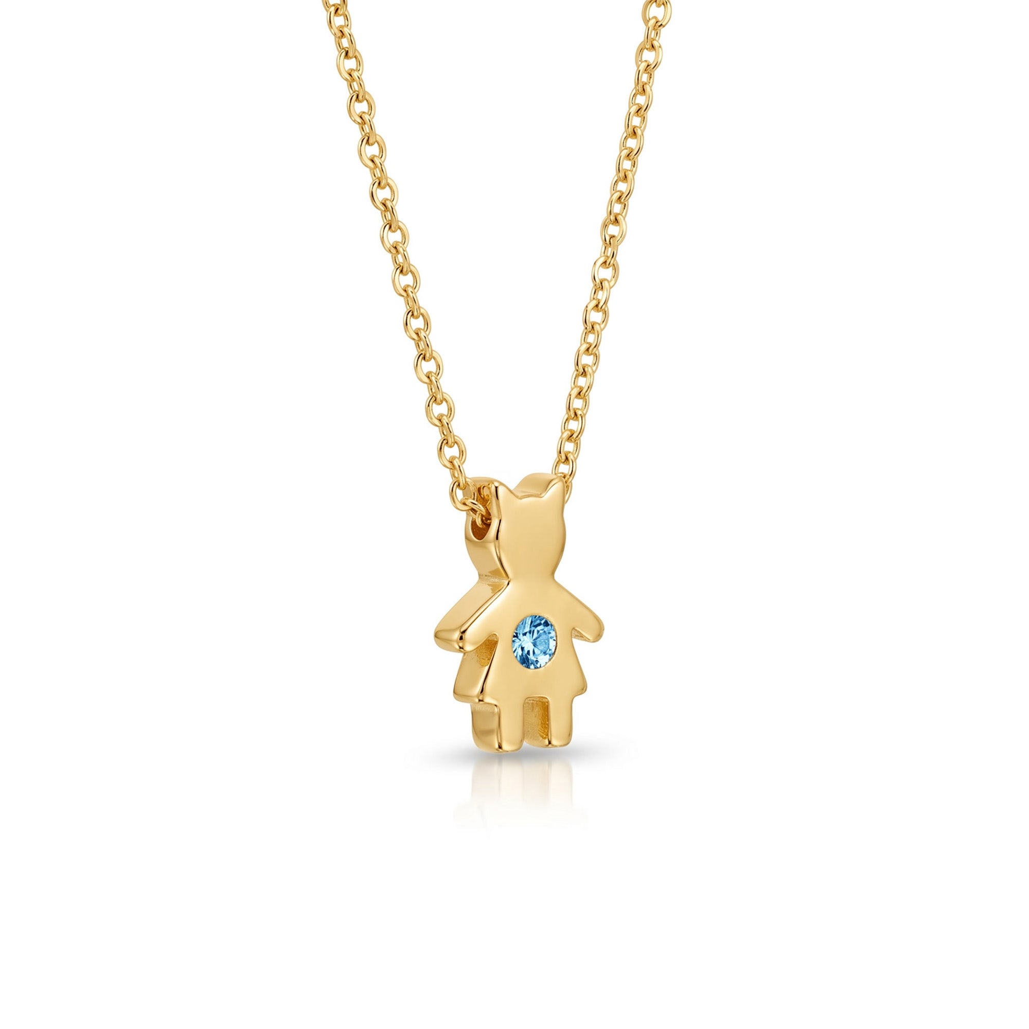 The Little Muse – Blue Diamond | oro amarillo 18k