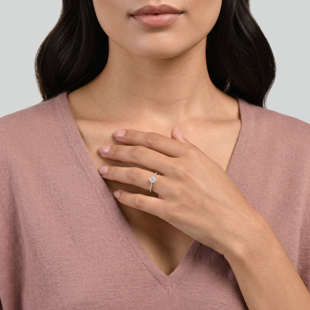 La Petite surprise - 0.62 ct - oro blanco 18k