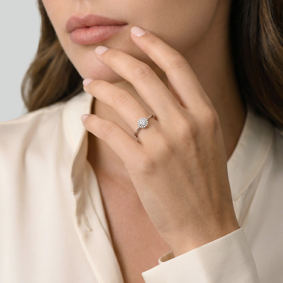 The Little Funkee Girl – 0.20 ct – 18k white gold
