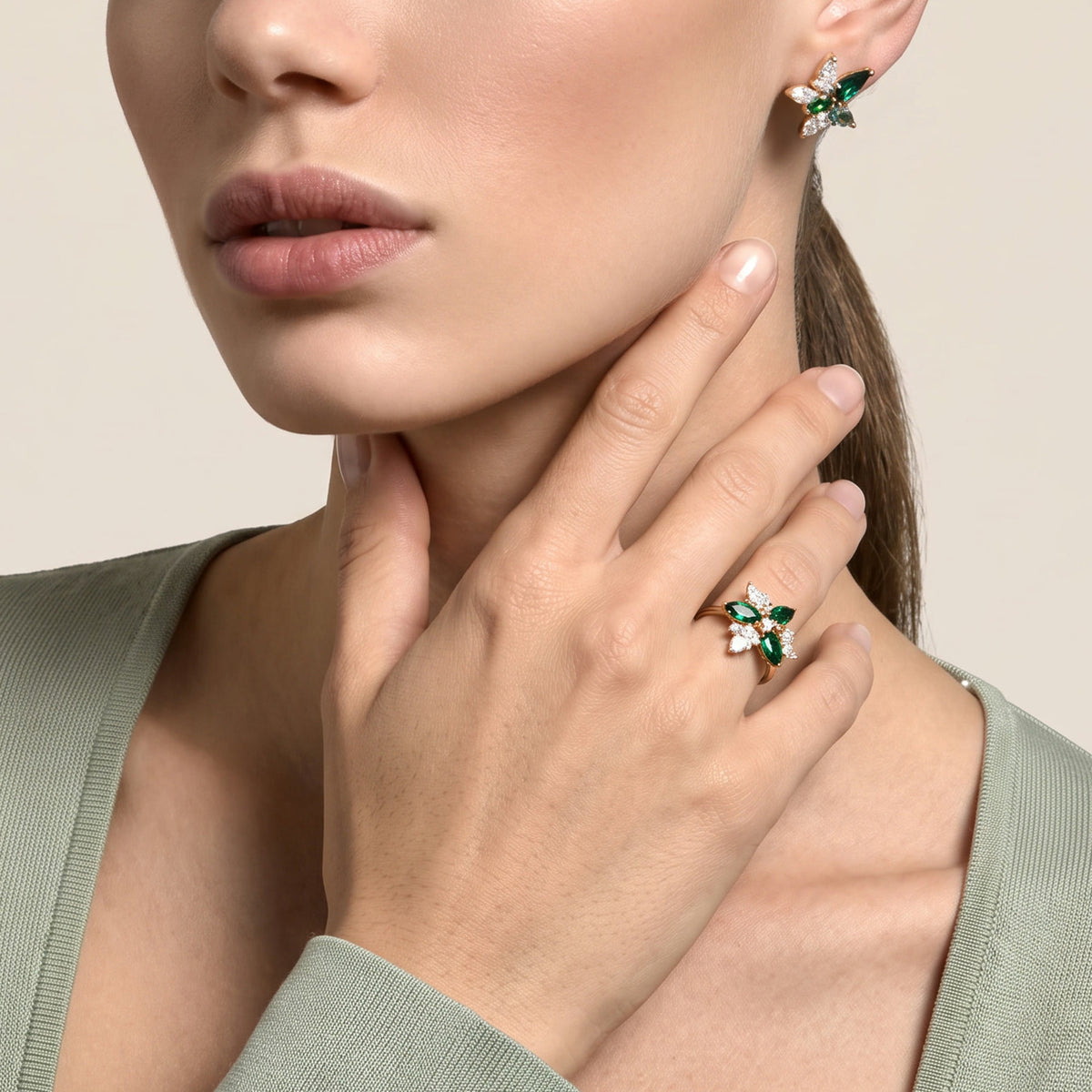Wild Forest – 18k white gold