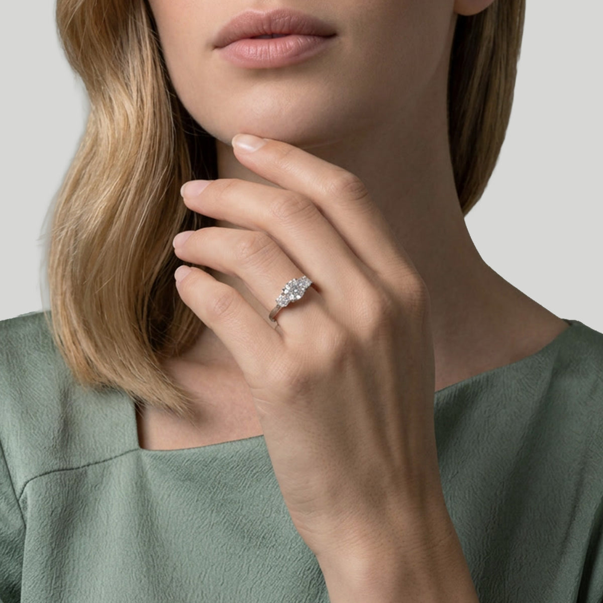 Three Little Birds – 1.00 ct – platinum 950