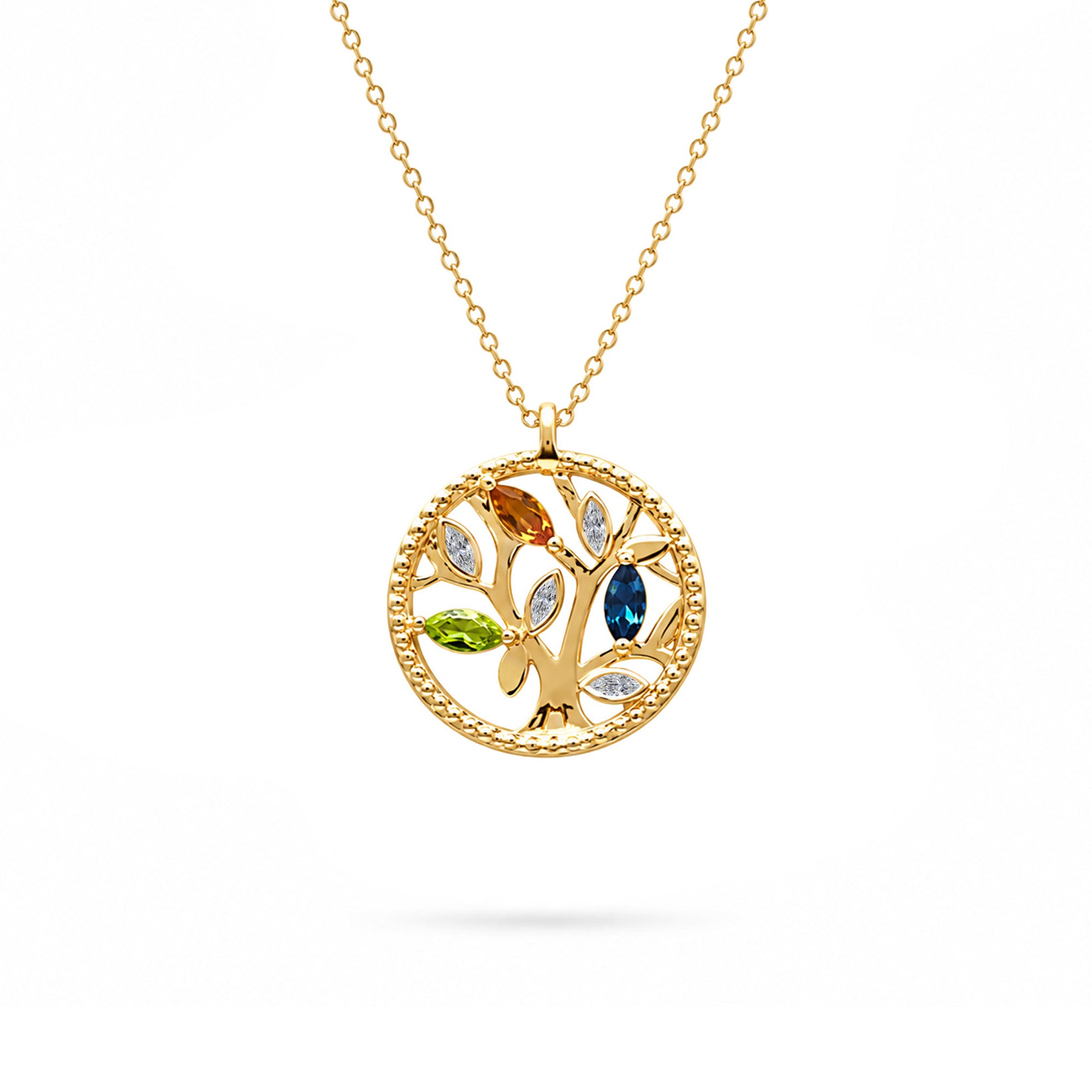 Necklace Tree of Life Color - Yellow Gold 18k