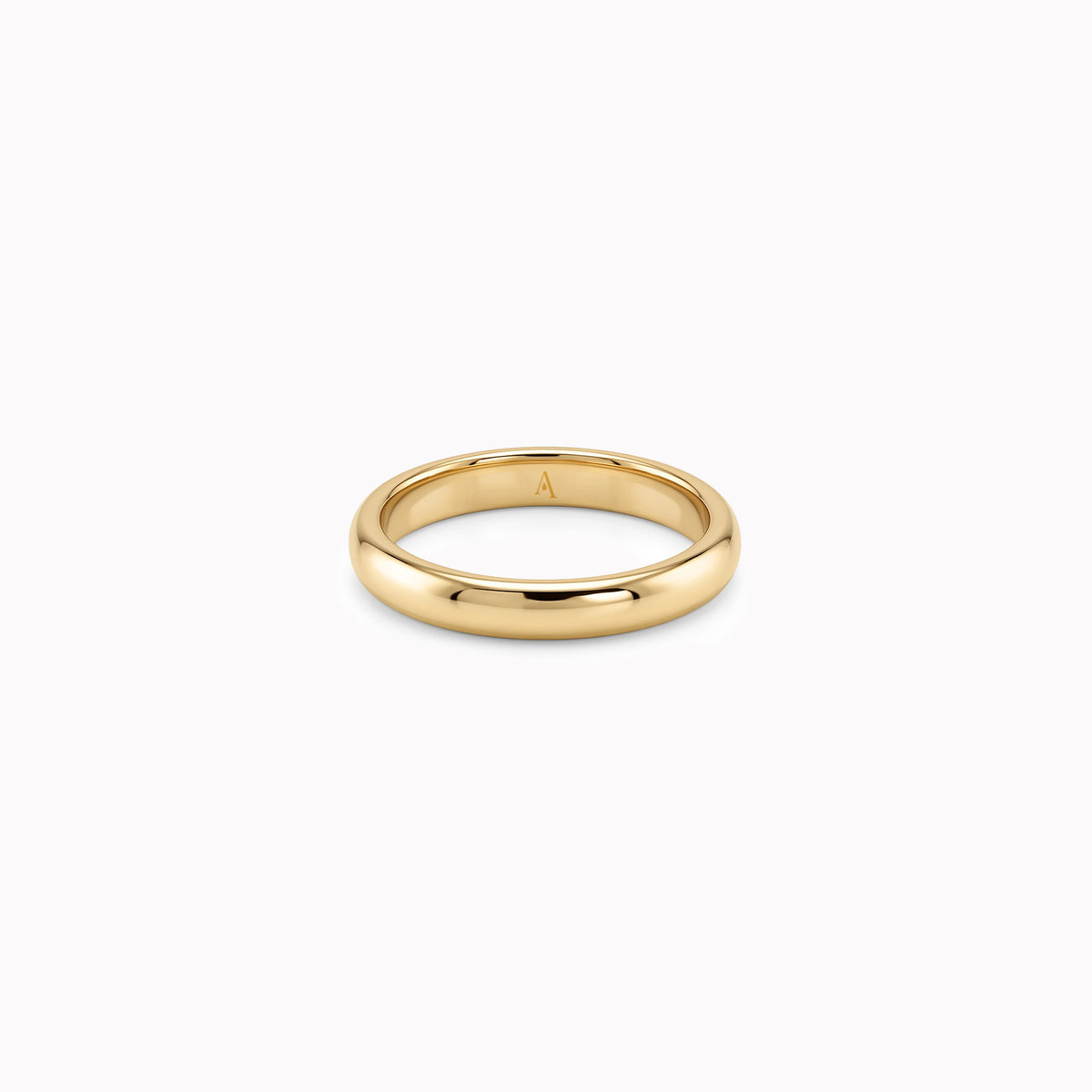 The Curvy 4.0 mm - oro amarillo 18k
