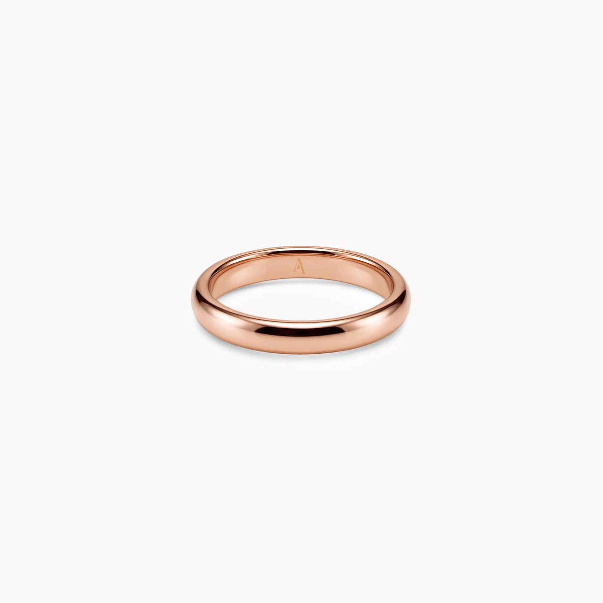 The Curvy 4.0 mm – 18k red gold