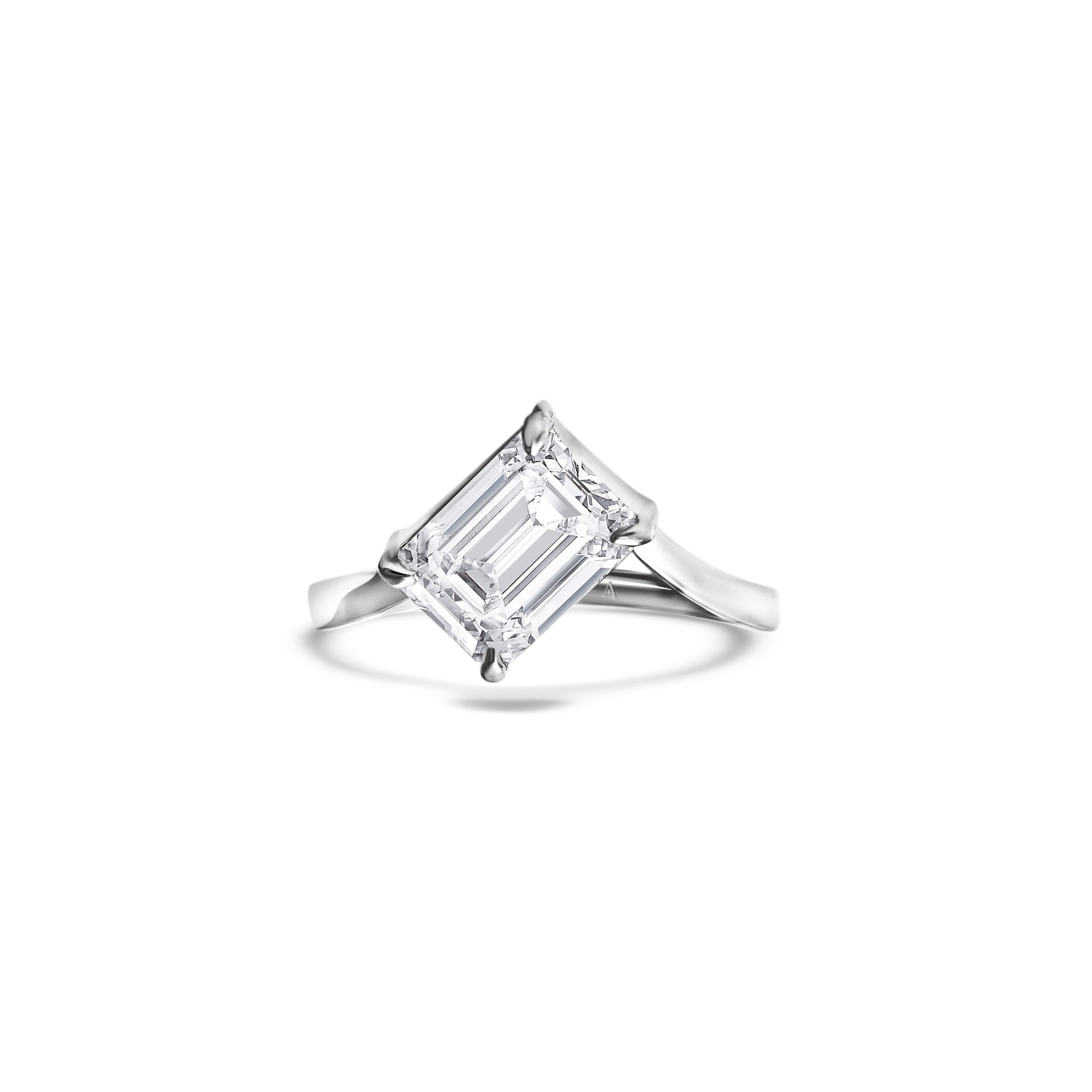 The Ice Skating Girl 2.00 carats - platinum 950 – Engagement Ring gold 18k with diamond(s) – product view