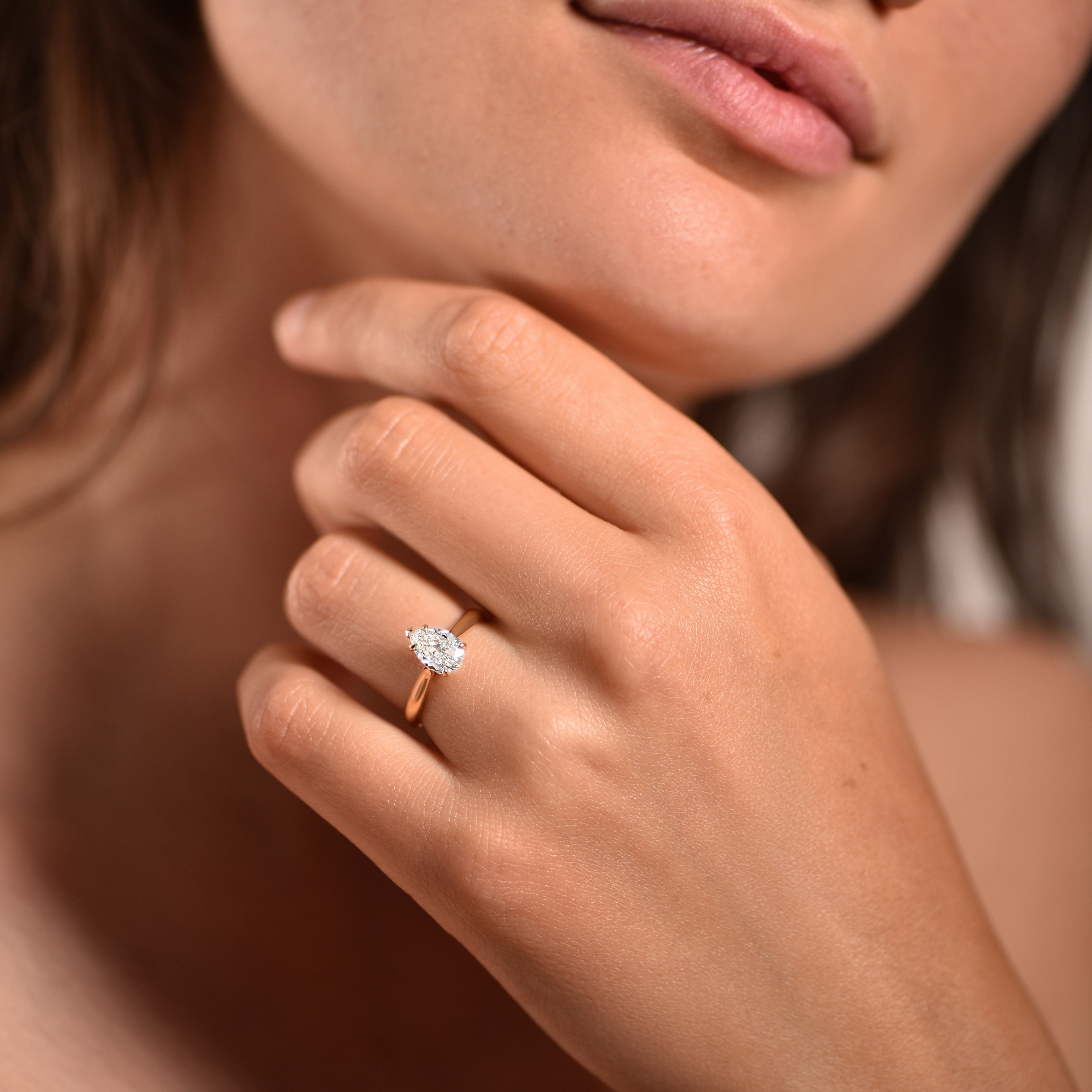 Tear of Joy  1.00 carat - or jaune 18k