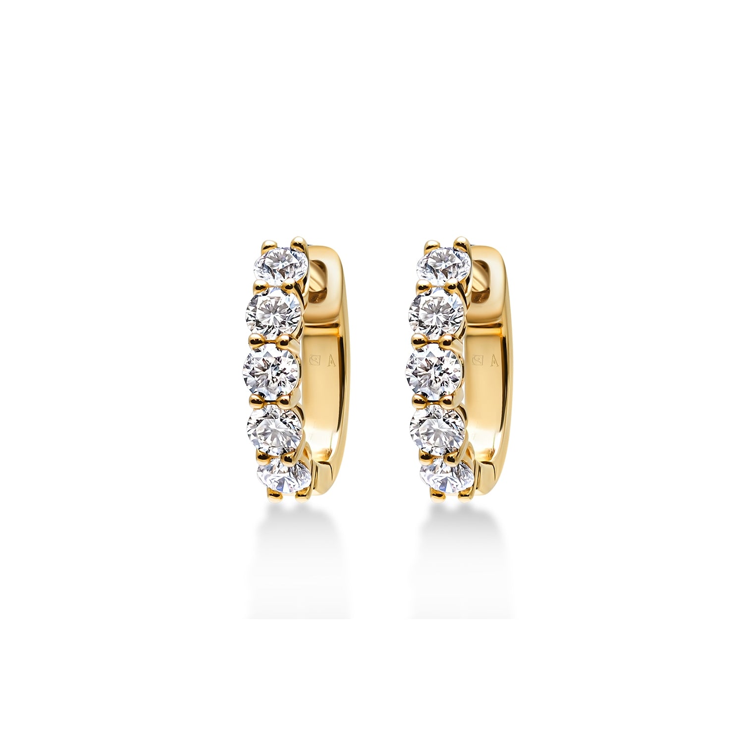 Boucles d'oreilles The Divine Halo - or jaune 18k