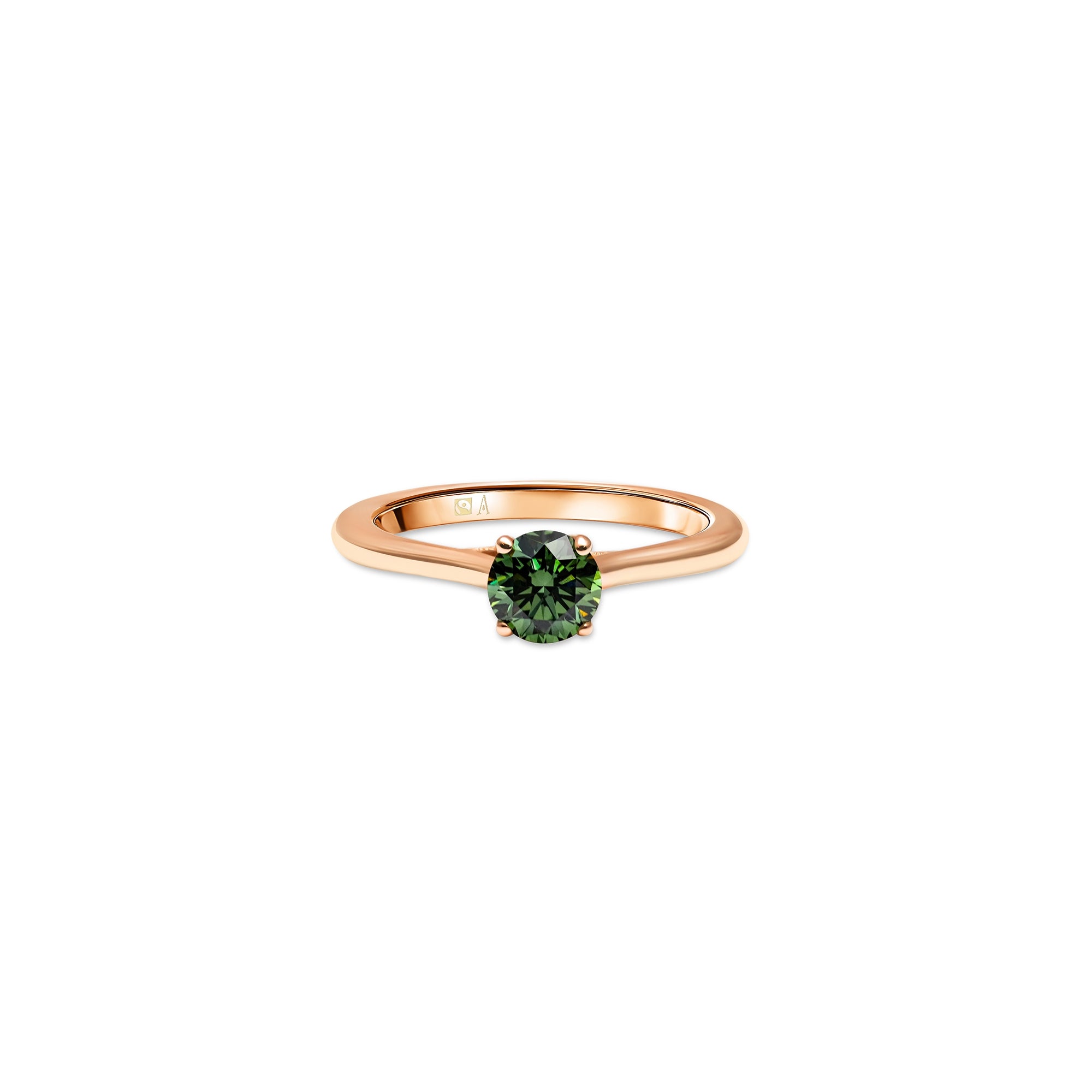 Miss Sweetheart Green 0.50 quilates - oro rojo 18k