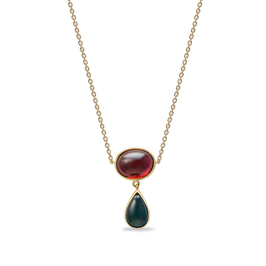 Collar Océane CH-581 en oro rojo 18k