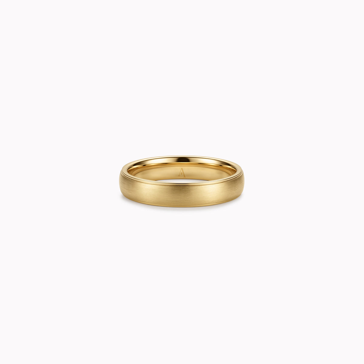 The Two Level Band - oro amarillo 18k