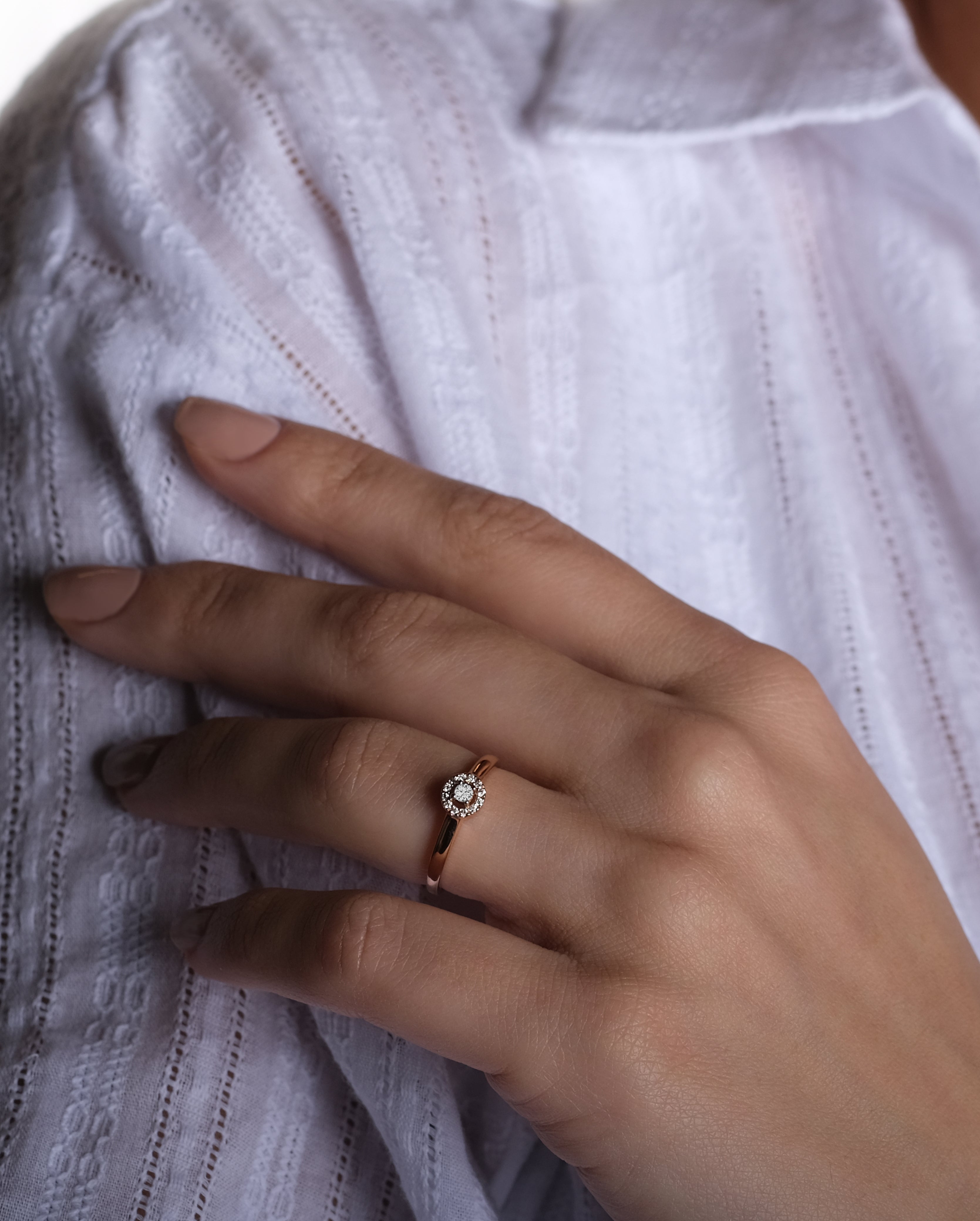 Ring AA-296- Rotgold 18k – Ring Gold 18k – Vorderansicht