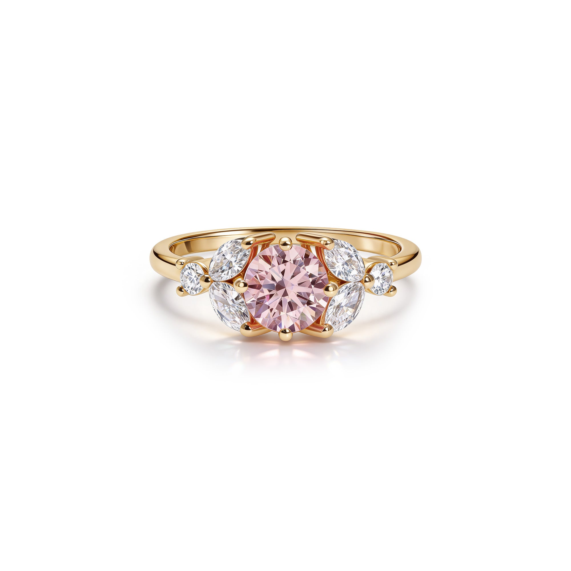 Little Bees 0.75 carat - Yellow Gold 18k