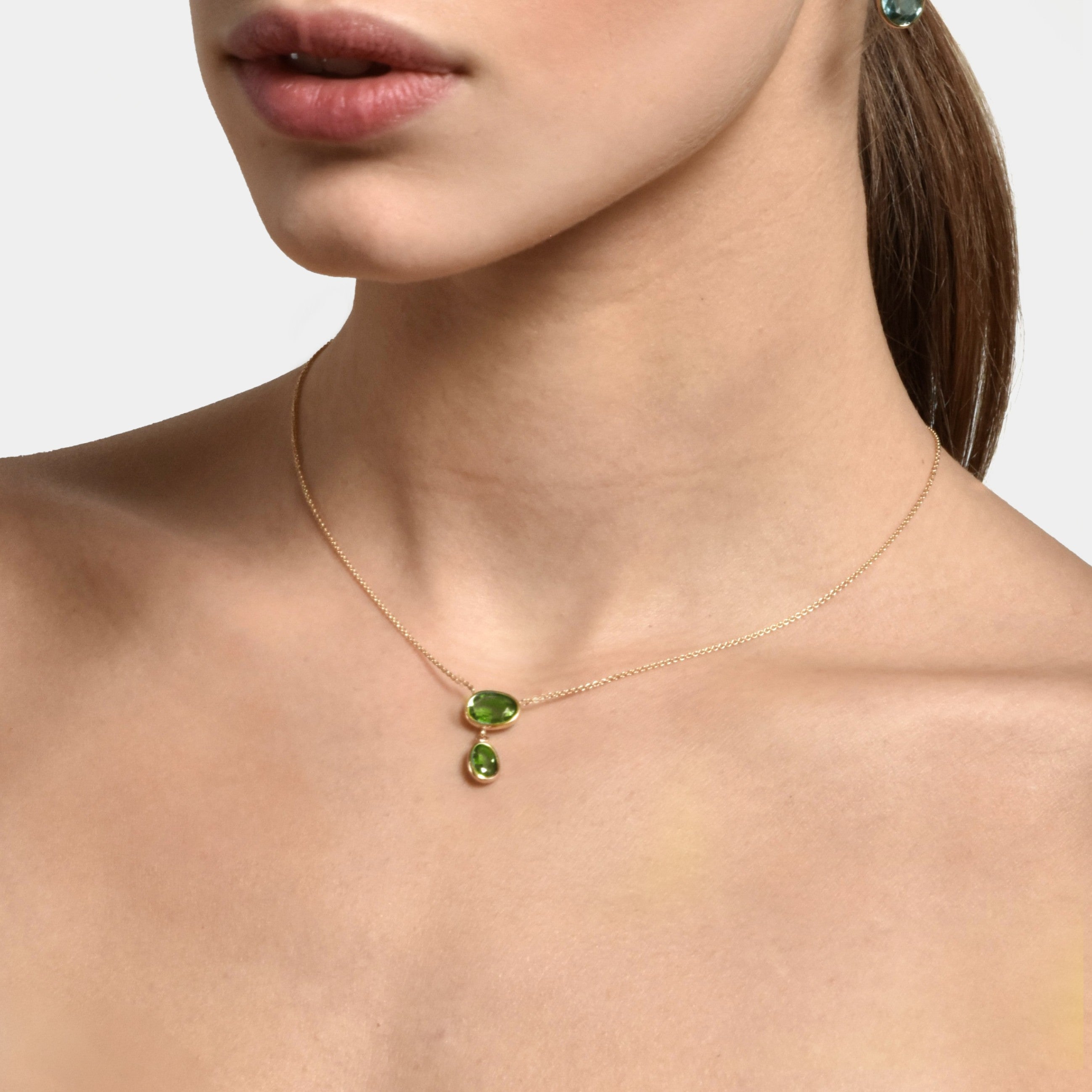 Collar Péridot Océane - oro amarillo 18k – Collar oro 18k – vista portada
