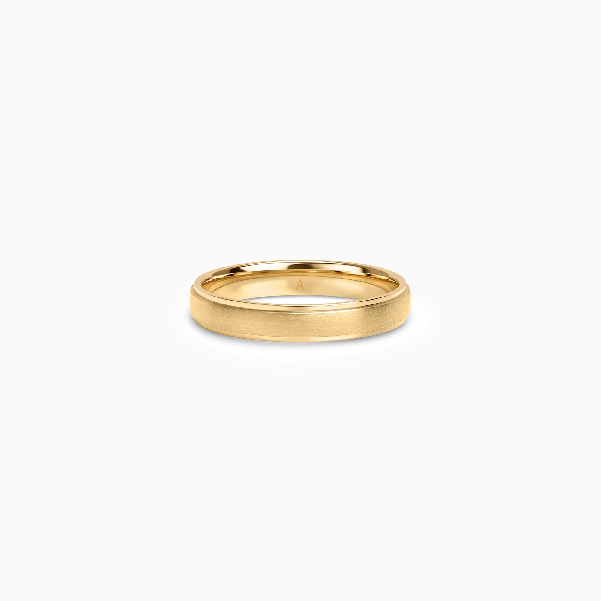 The Large Up and Down Band - oro amarillo 18k