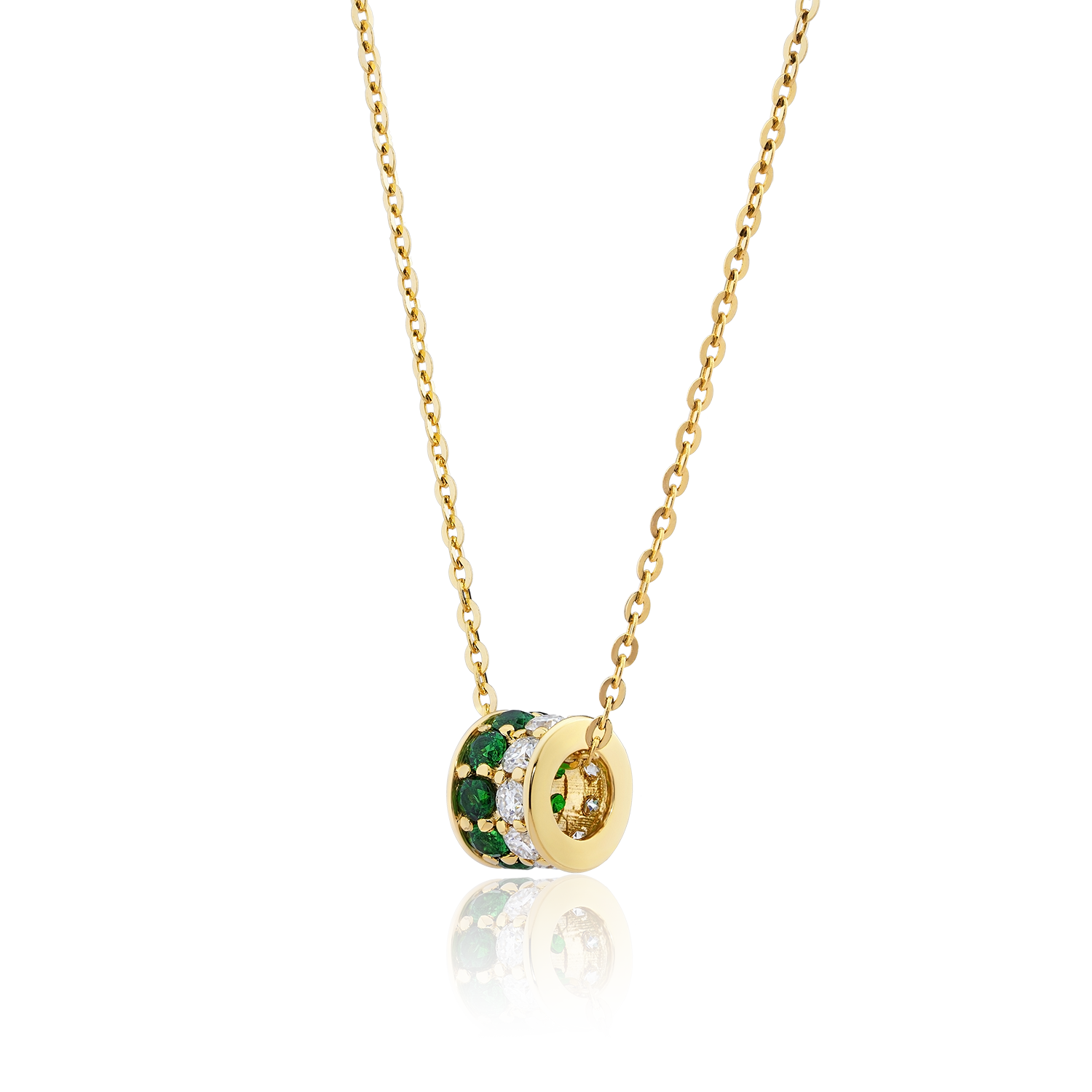 Necklace Rainbow - Yellow gold 18k