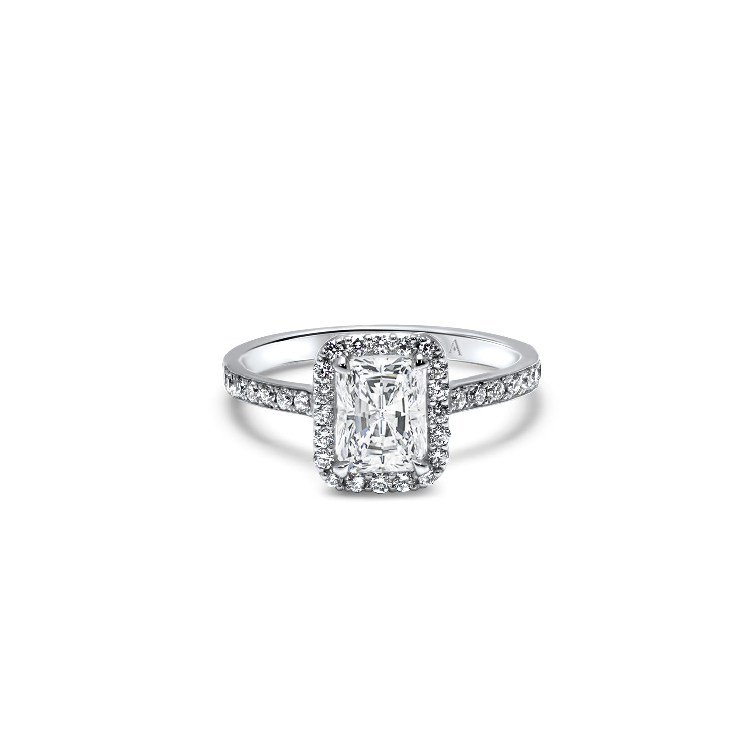The Little Sleeping Beauty 1.00 carats - whitegold 18k – Engagement Ring gold 18k with diamond(s) – product view