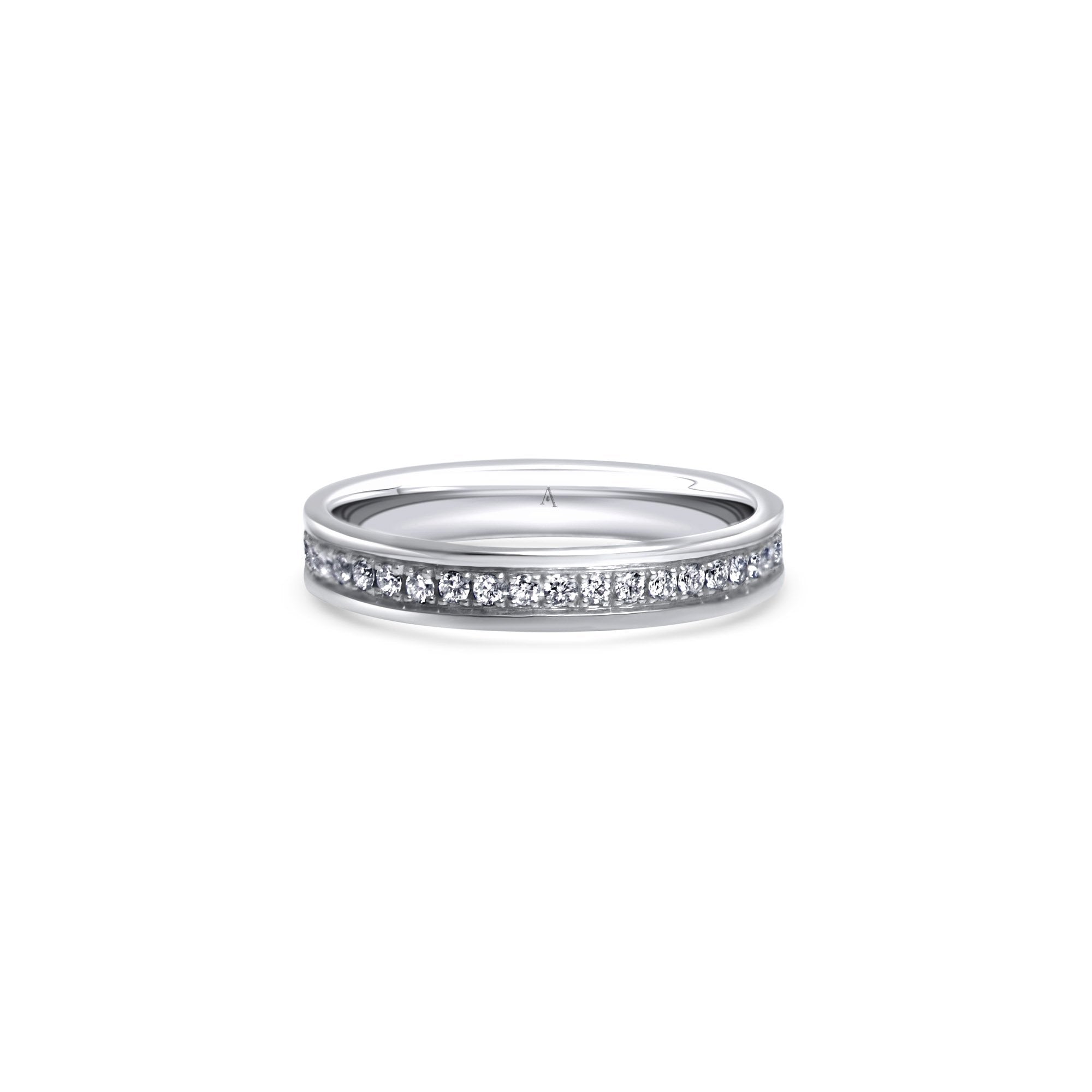 The Infinity Bloom - platinum 950 – Wedding Band AGUAdeORO and ring gold 18k with diamond(s) – product view