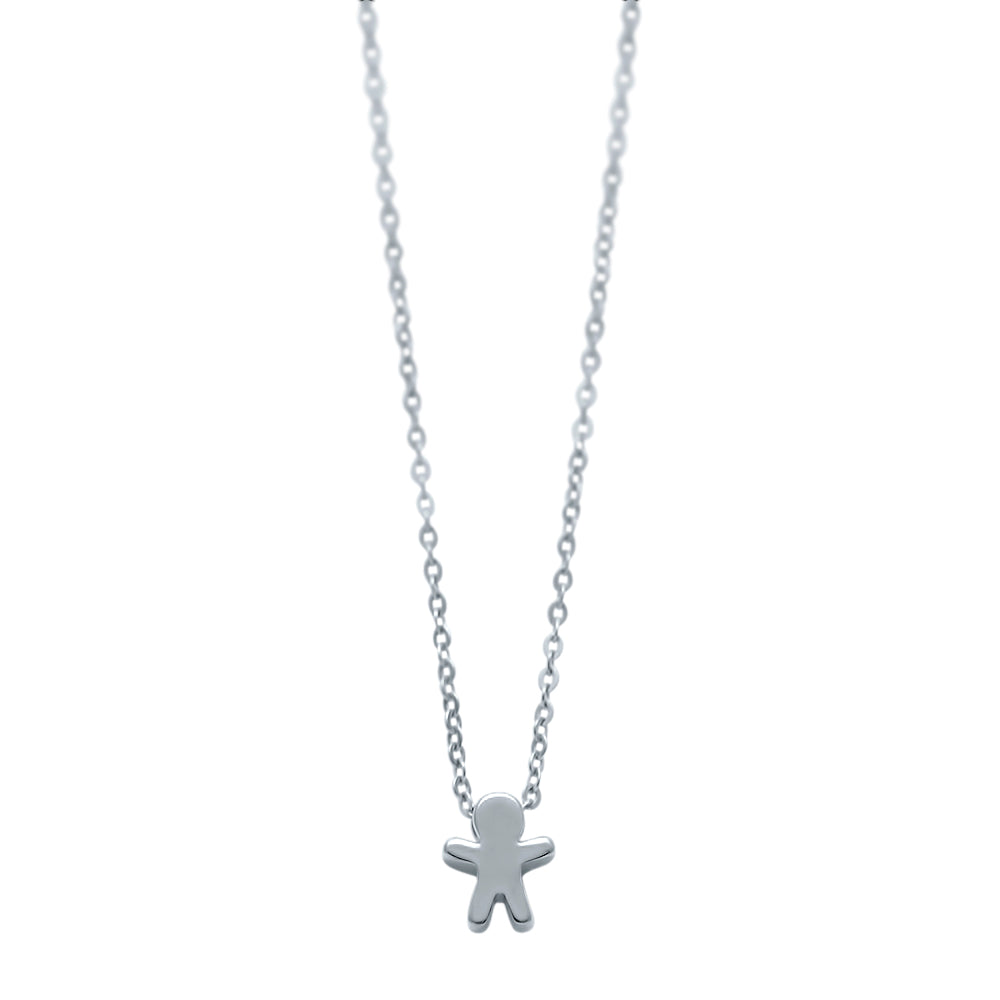 Collier L'Enfant Soleil M - whitegold 18k – Necklace gold 18k – product view