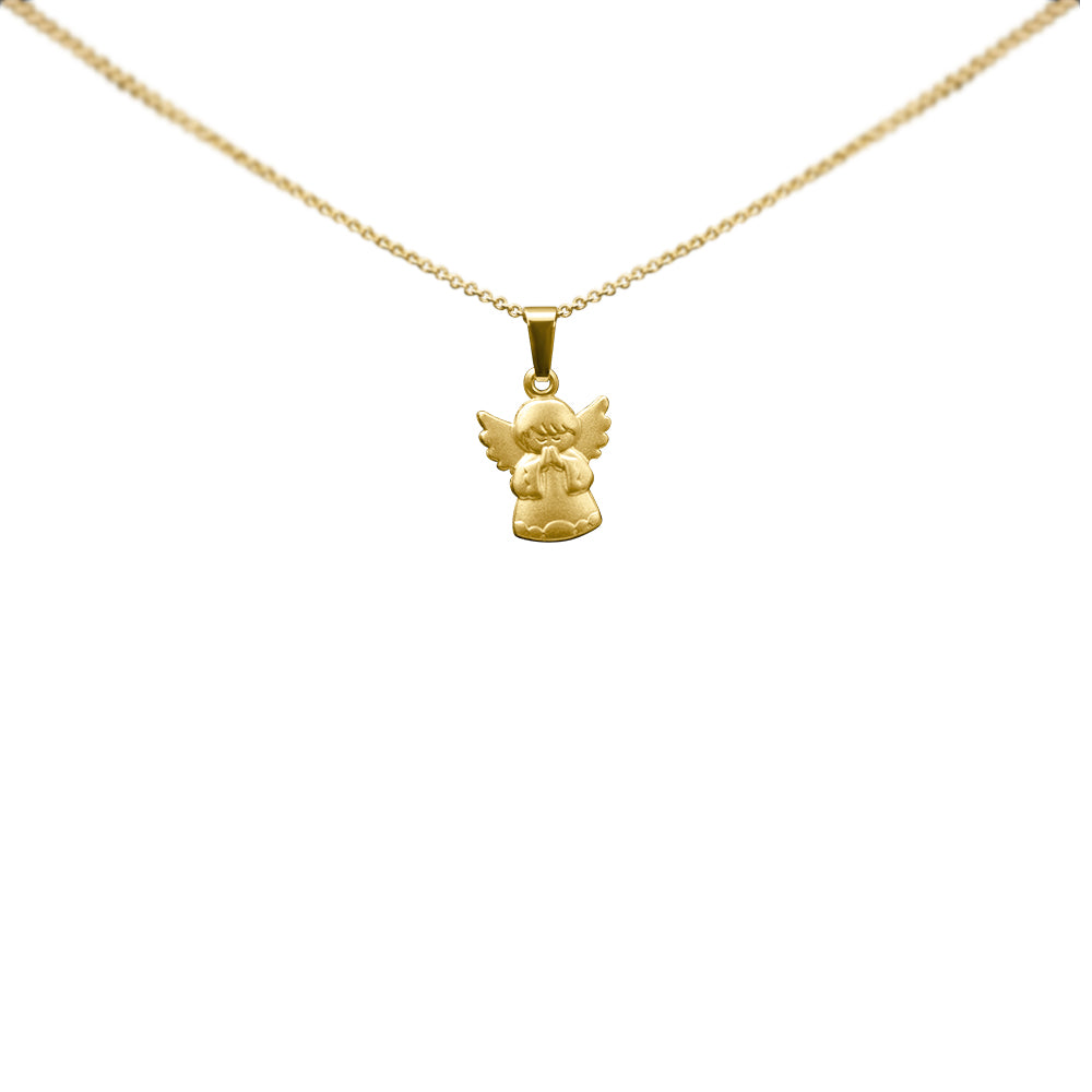 Collar Little Angel - oro amarillo 18k – Collar oro 18k – vista del producto