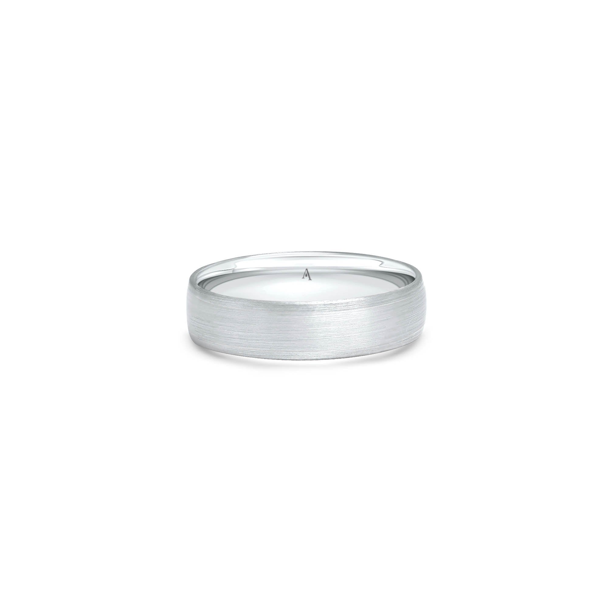 The Bichromatic Radiance - Weissgold 18k und Platin 950 – Trauring AGUAdeORO Gold blanc – Produktansicht