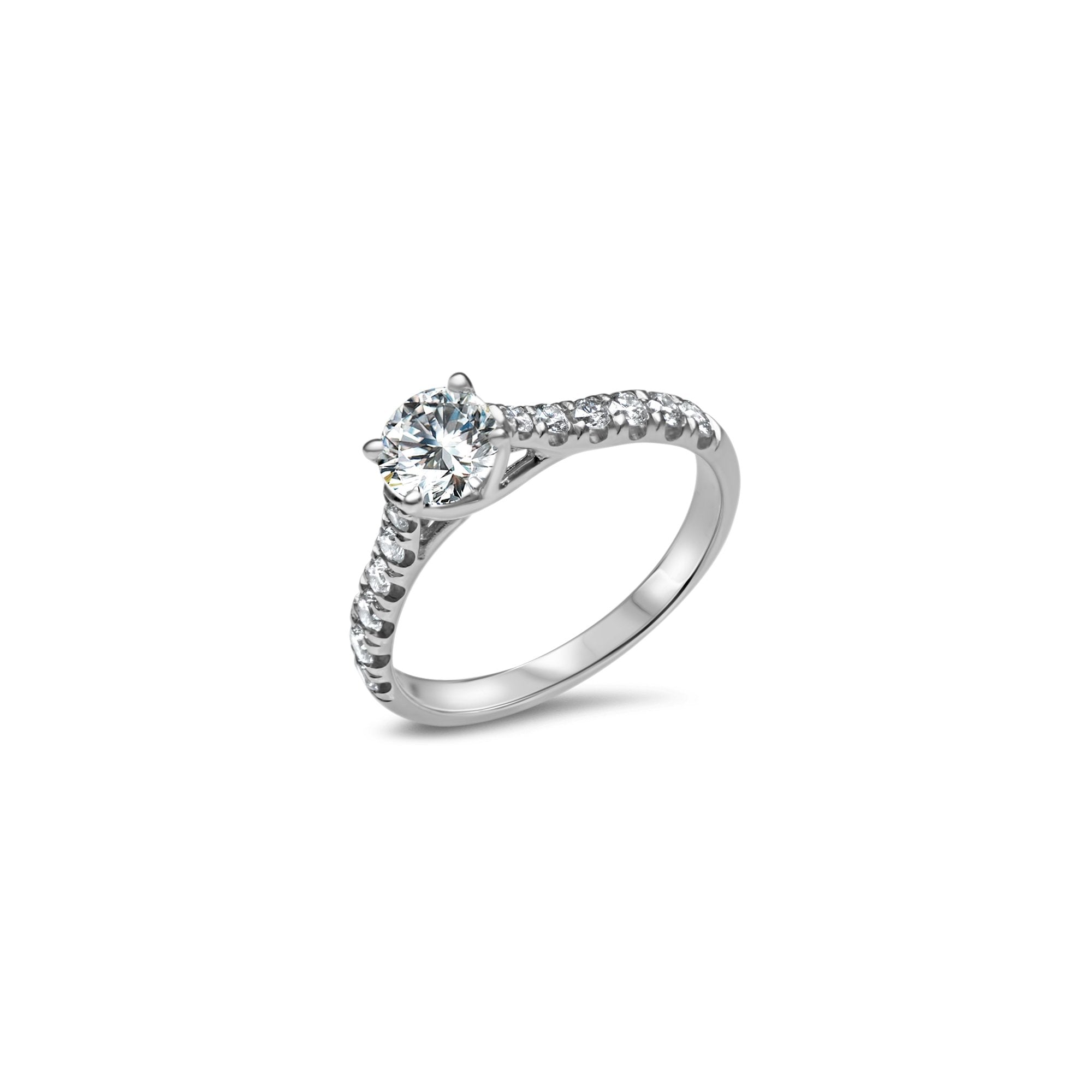 Fancy Miss Sweetheart - 0.50 carat - or blanc 18k - AGUADEORO