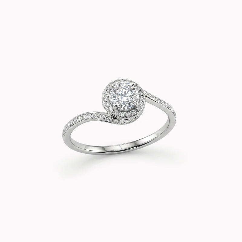 La Merveilleuse spirale - 0.50 carat - White Gold 18k