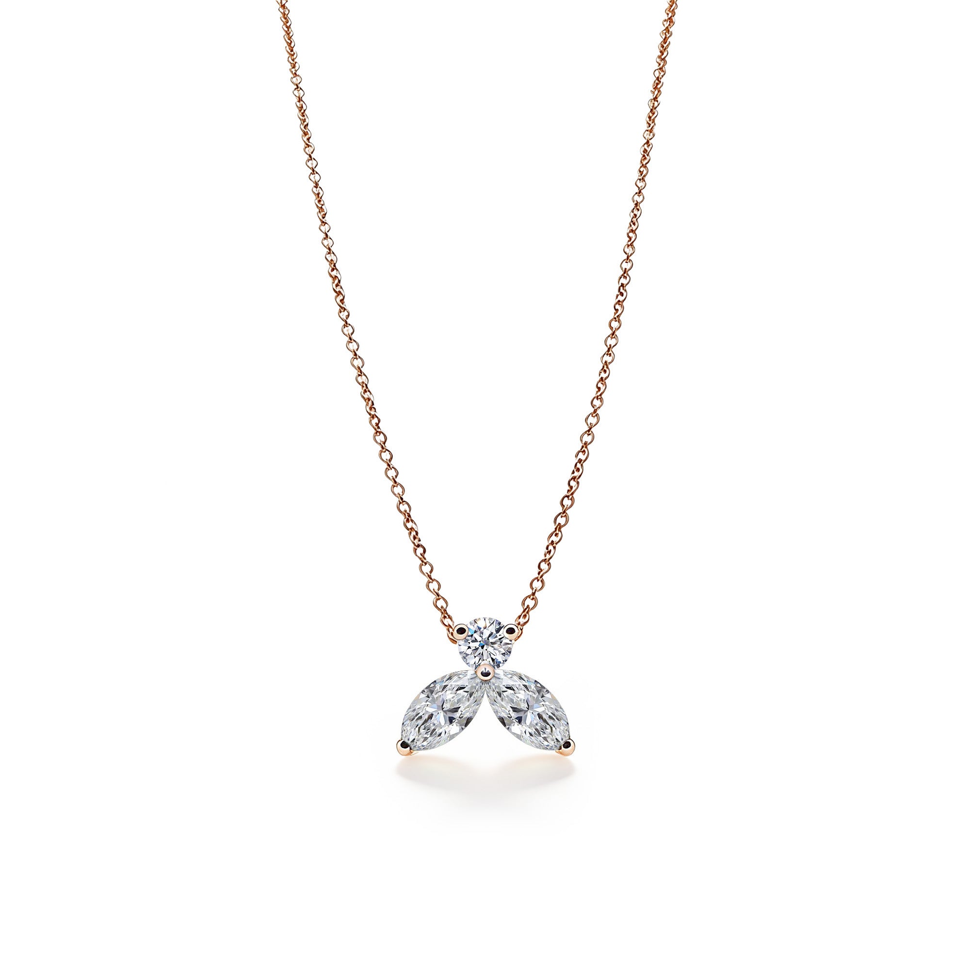 Collar The Little Bee XS - oro rojo 18k