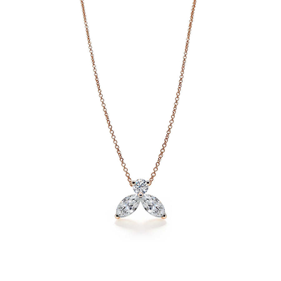 Necklace The Little Bee XS - Red Gold 18k