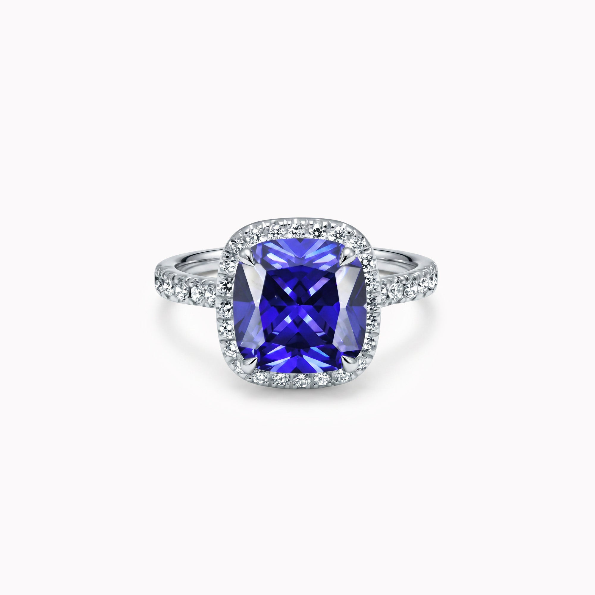 The Fancy Blue Superellipse 3.00 carats - White Gold 18k