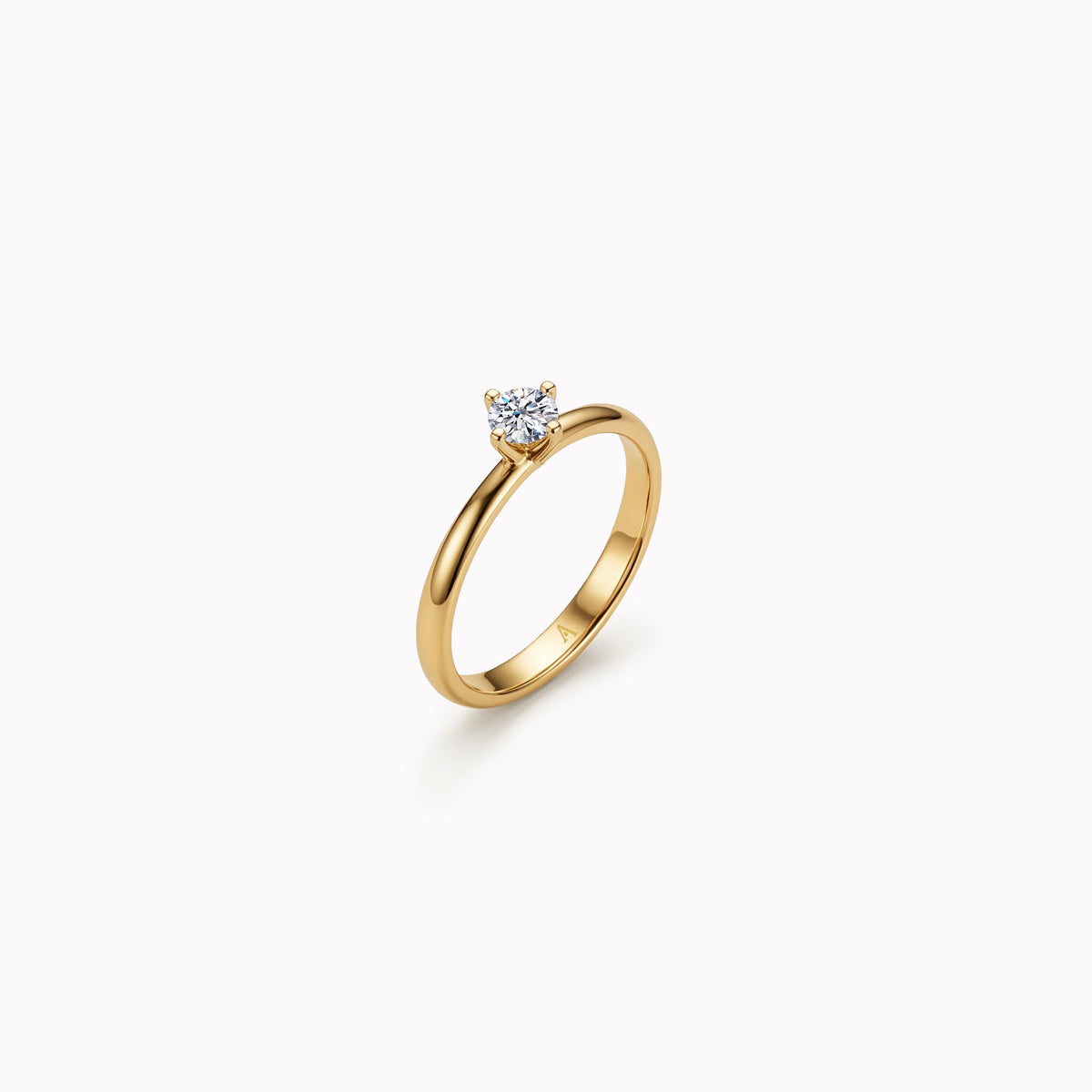 Miss Simplicité (M) - 0.25 carat - or jaune 18k